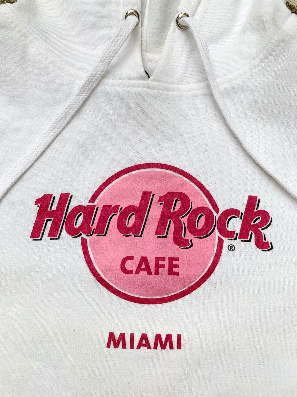 Hard Rock Cafe × Vintage 2000s Hard Rock Cafe Miami Hoodie Size S / US 4 / IT 40 - 3 Thumbnail