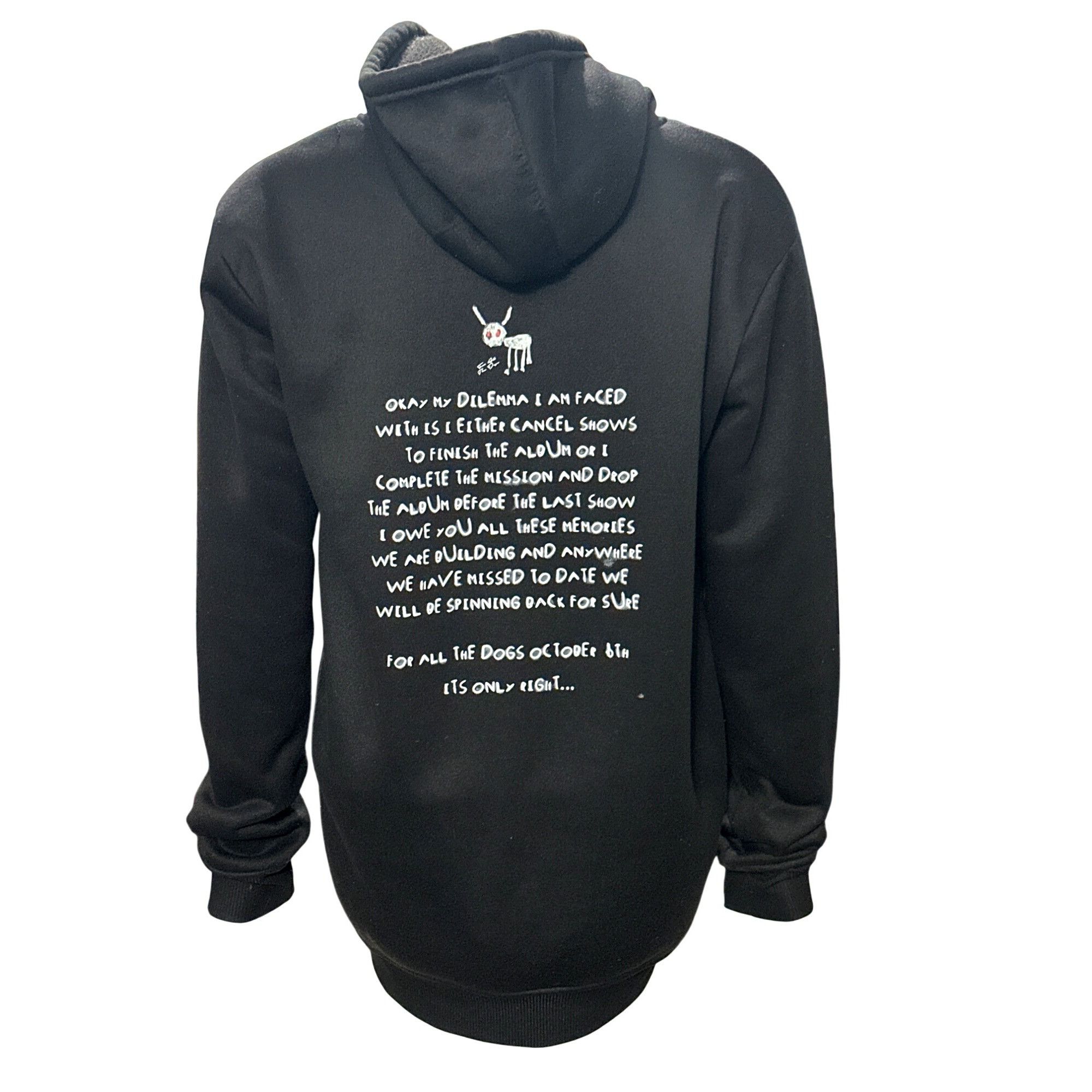 Other CCC Drake For All The Dogs Black Hoodie Graphic Design Lyric Size US S / EU 44-46 / 1 - 3 Thumbnail