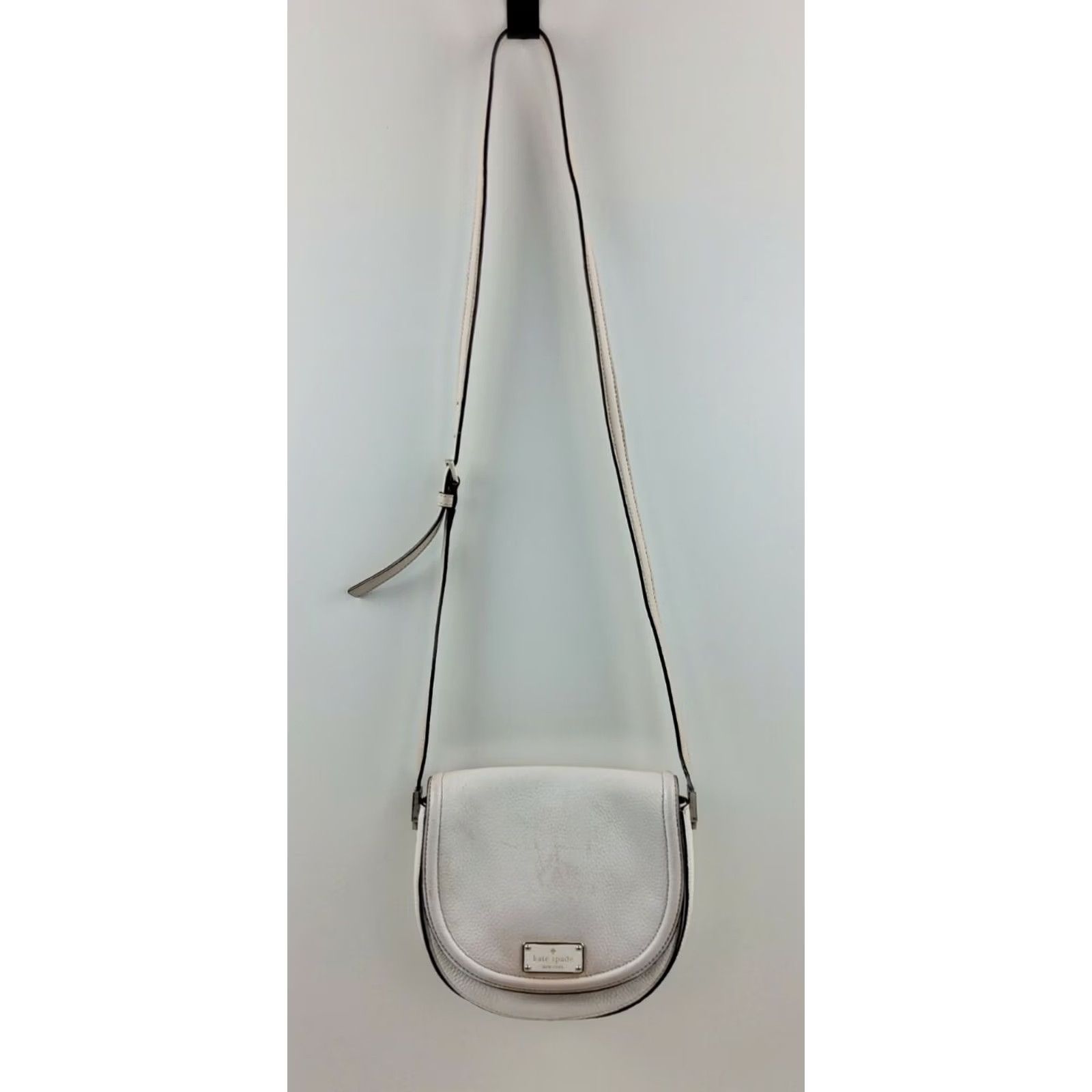 Olive Kate Spade Handbag Purse White Leather Crossbody Shoulder Oliver Street Lilly Women's Size ONE SIZE - 3 Thumbnail