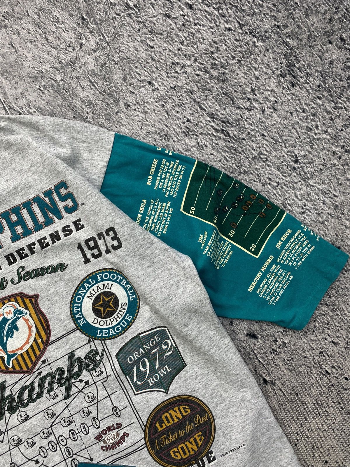 NFL × Vintage Vintage Tee Miami Dolphins 1993 long gone Size US XL / EU 56 / 4 - 5 Thumbnail