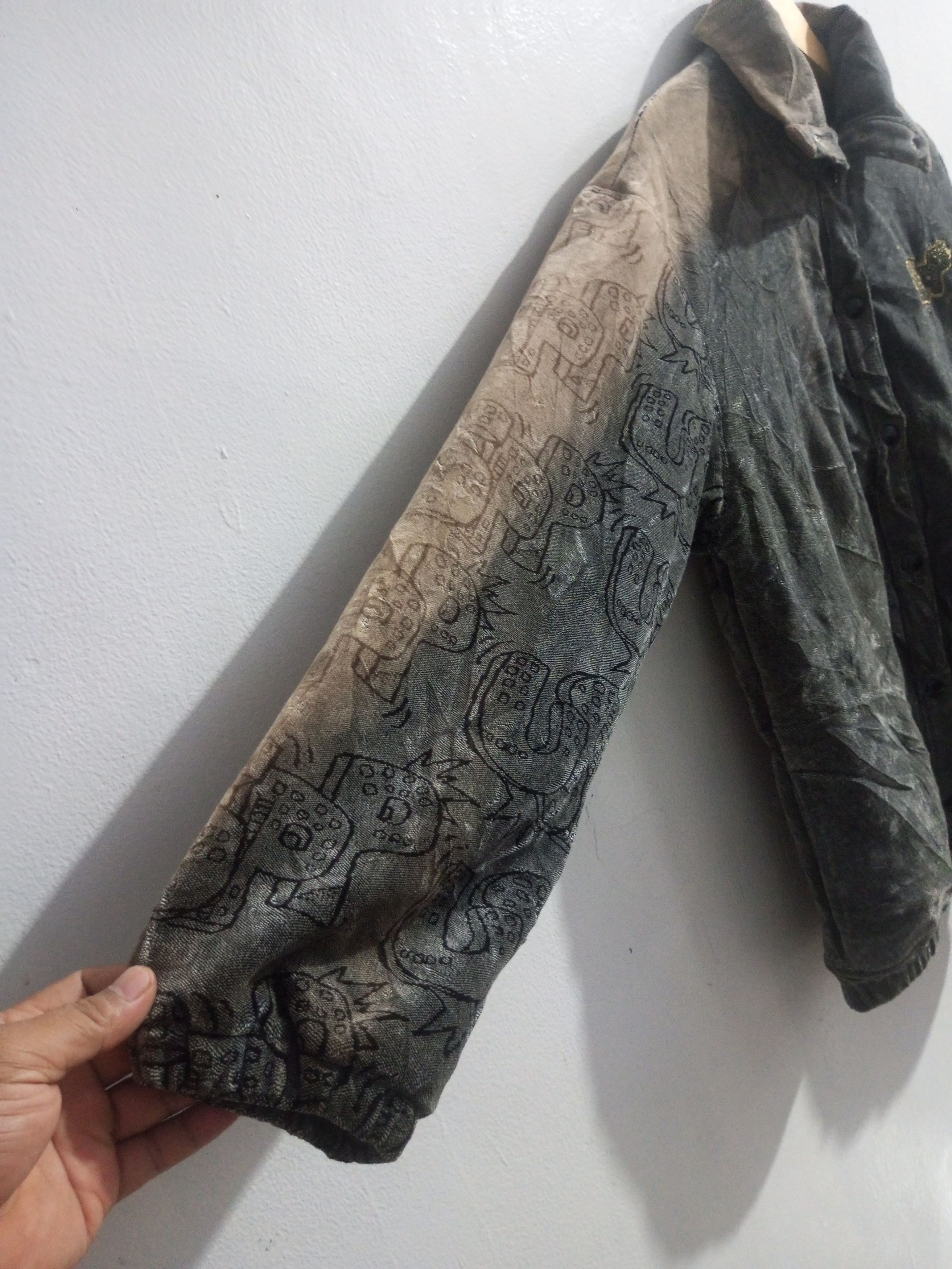 If Six Was Nine × Japanese Brand × Le Grande Bleu (L.G.B.) Vintage uspp sun fadded velvet jacket Size US L / EU 52-54 / 3 - 3 Thumbnail