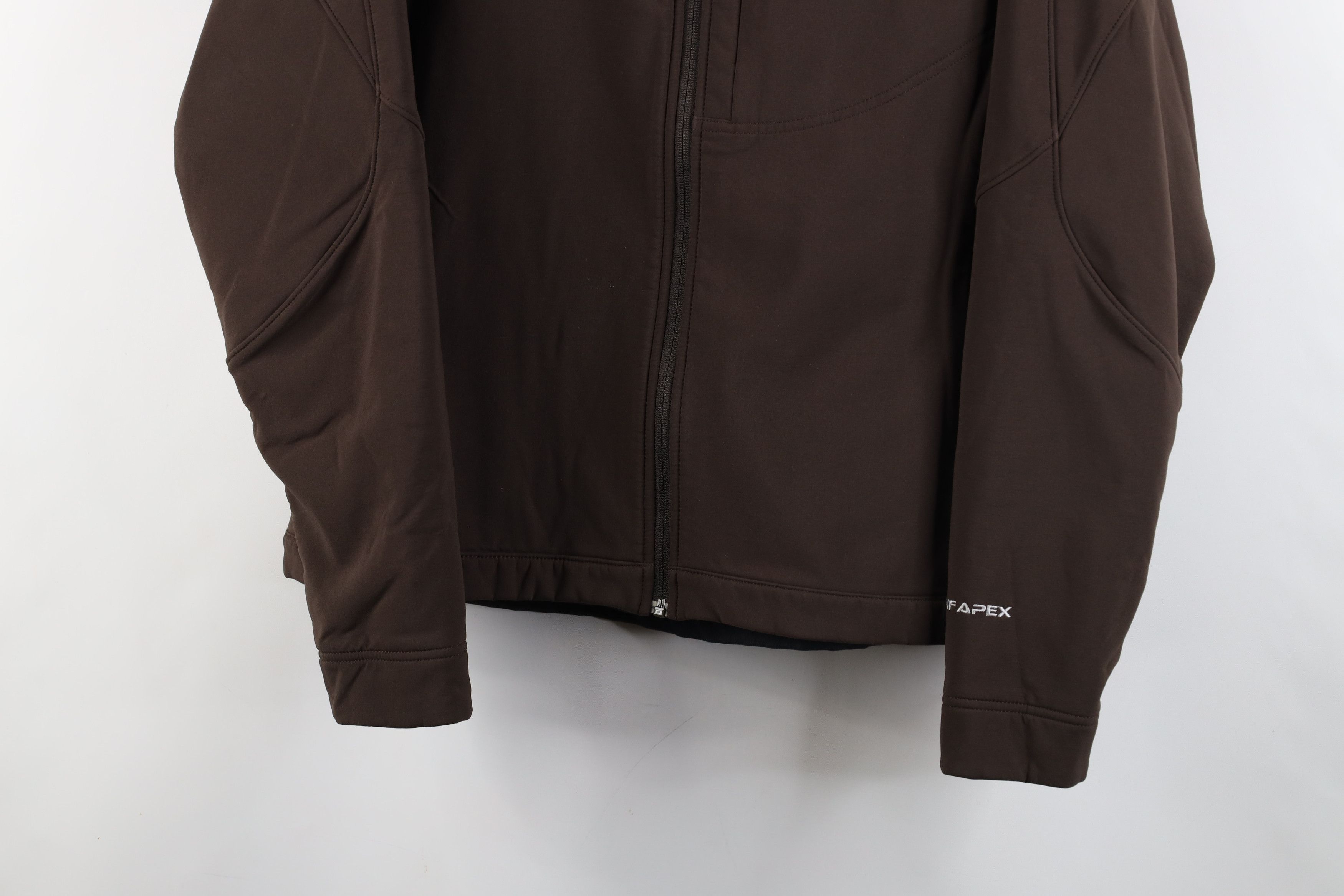 The North Face × Vintage Vintage The North Face Softshell Fleece Lined Jacket Brown Size L / US 10 / IT 46 - 3 Thumbnail