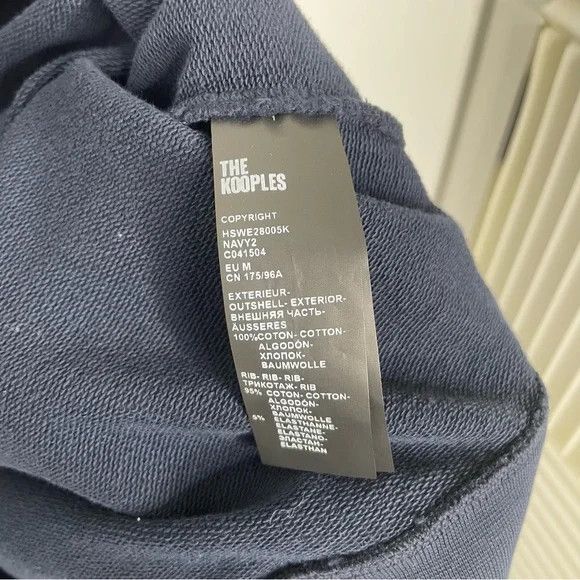 The Kooples The Kooples Snake and Skull Crewneck Sweatshirt Navy Blue M Size US M / EU 48-50 / 2 - 7 Thumbnail
