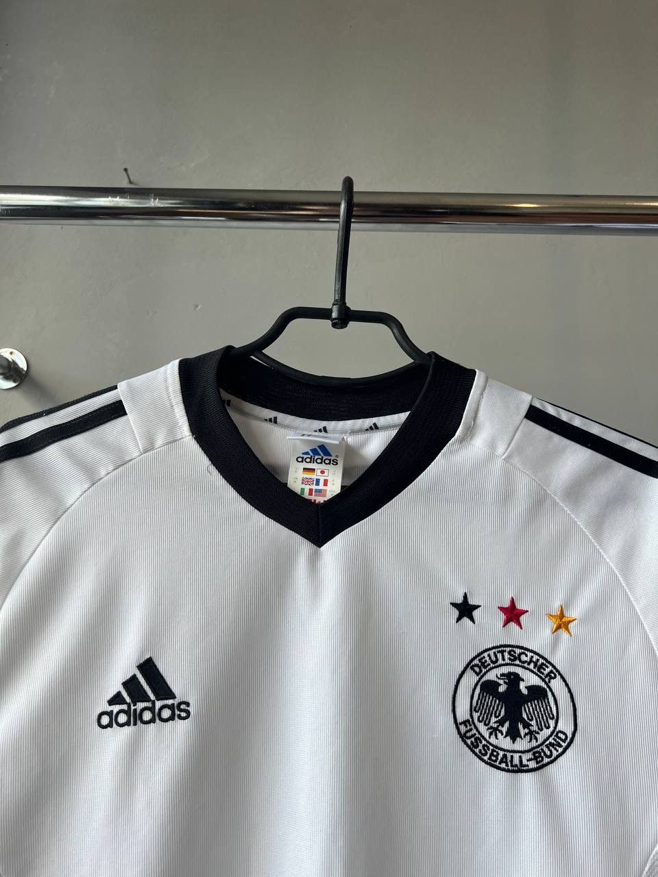 Vintage 2002/4 GERMANY TEAM HOME SOCCER JERSEY FOOTBALL SHIRT ADIDAS Size US M / EU 48-50 / 2 - 4 Thumbnail
