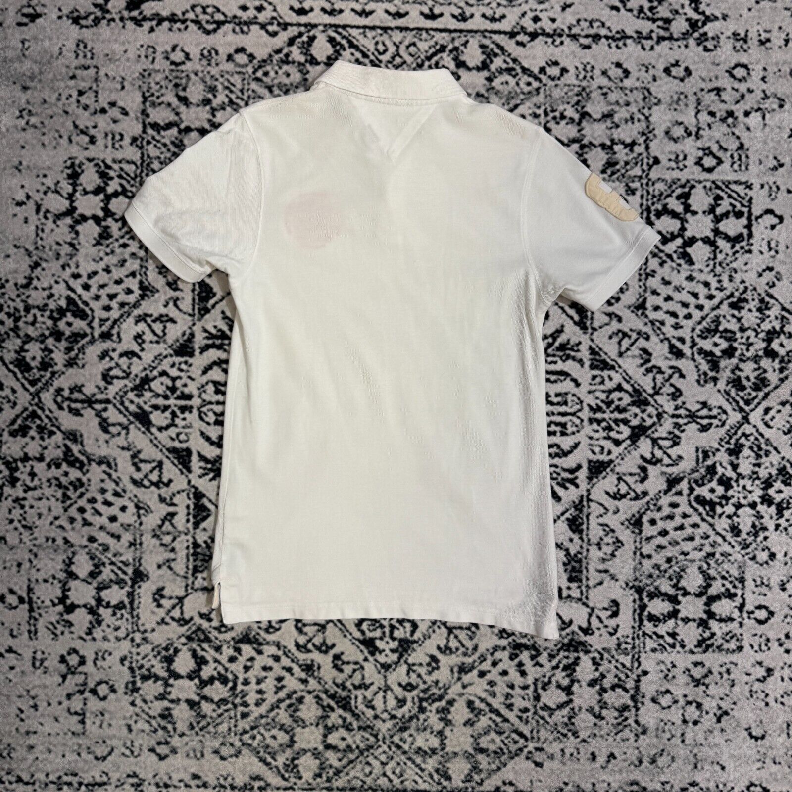 Tommy Hilfiger × Vintage Vintage Tommy Hilfiger White Cotton Polo Shirt Size S 90s Size US S / EU 44-46 / 1 - 9 Thumbnail