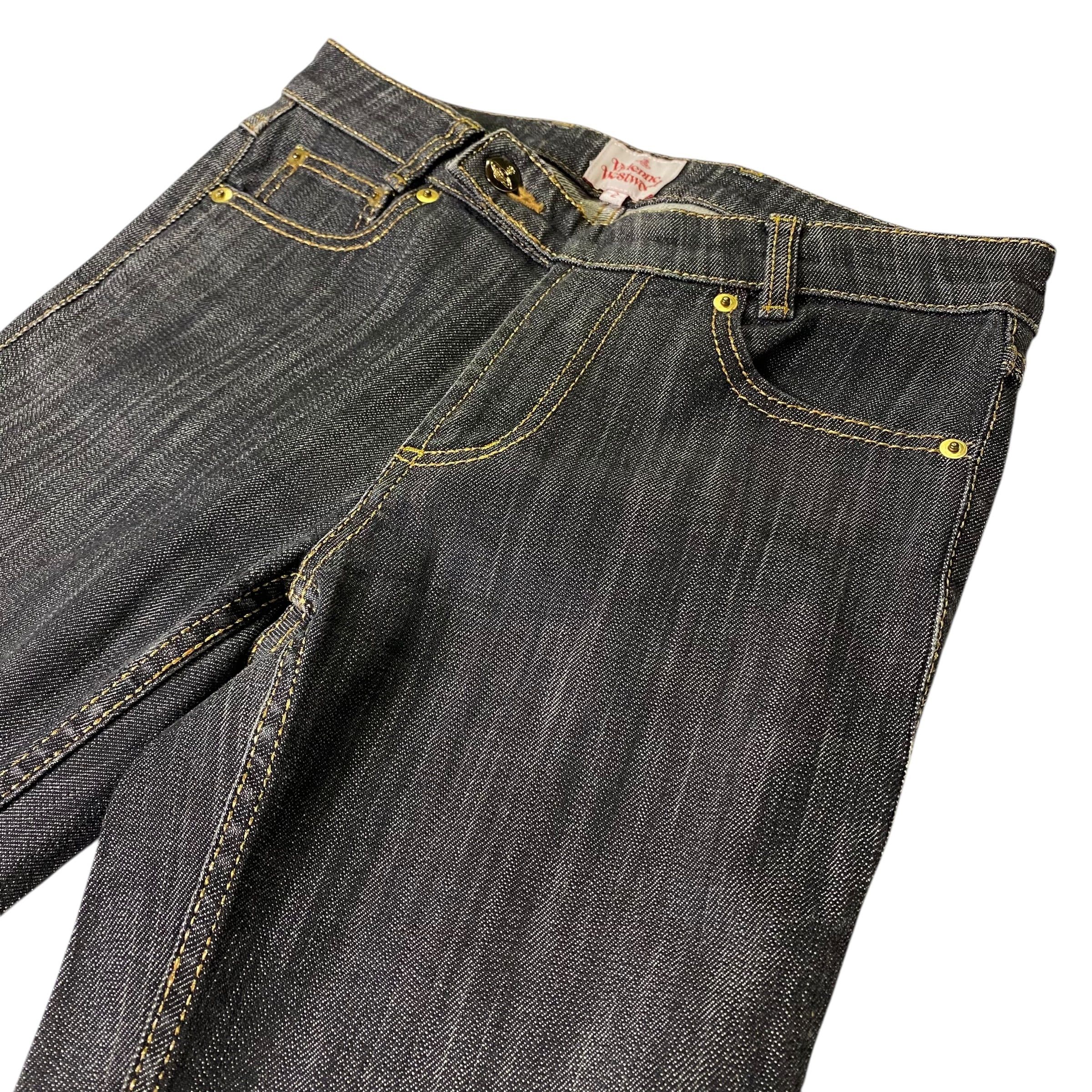 Vivienne Westwood Vivienne Westwood Black Denim Pants Size 2 Size 26" / US 2 / IT 38 - 3 Thumbnail