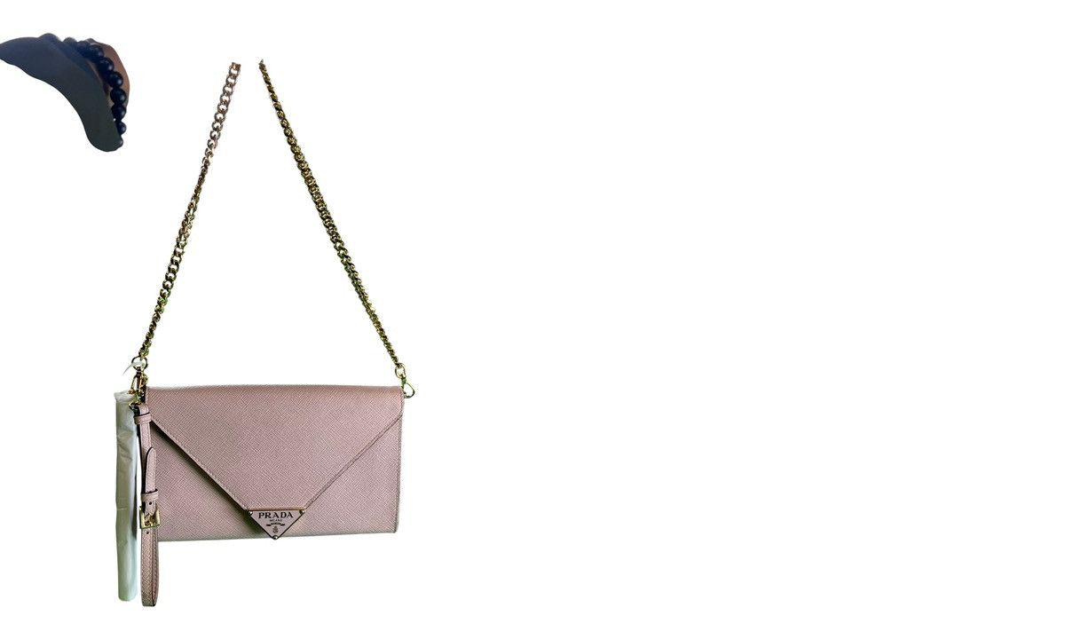 Prada Prada Mini Saffiano Pink Leather Bag (PreOwned) Size ONE SIZE - 8 Thumbnail