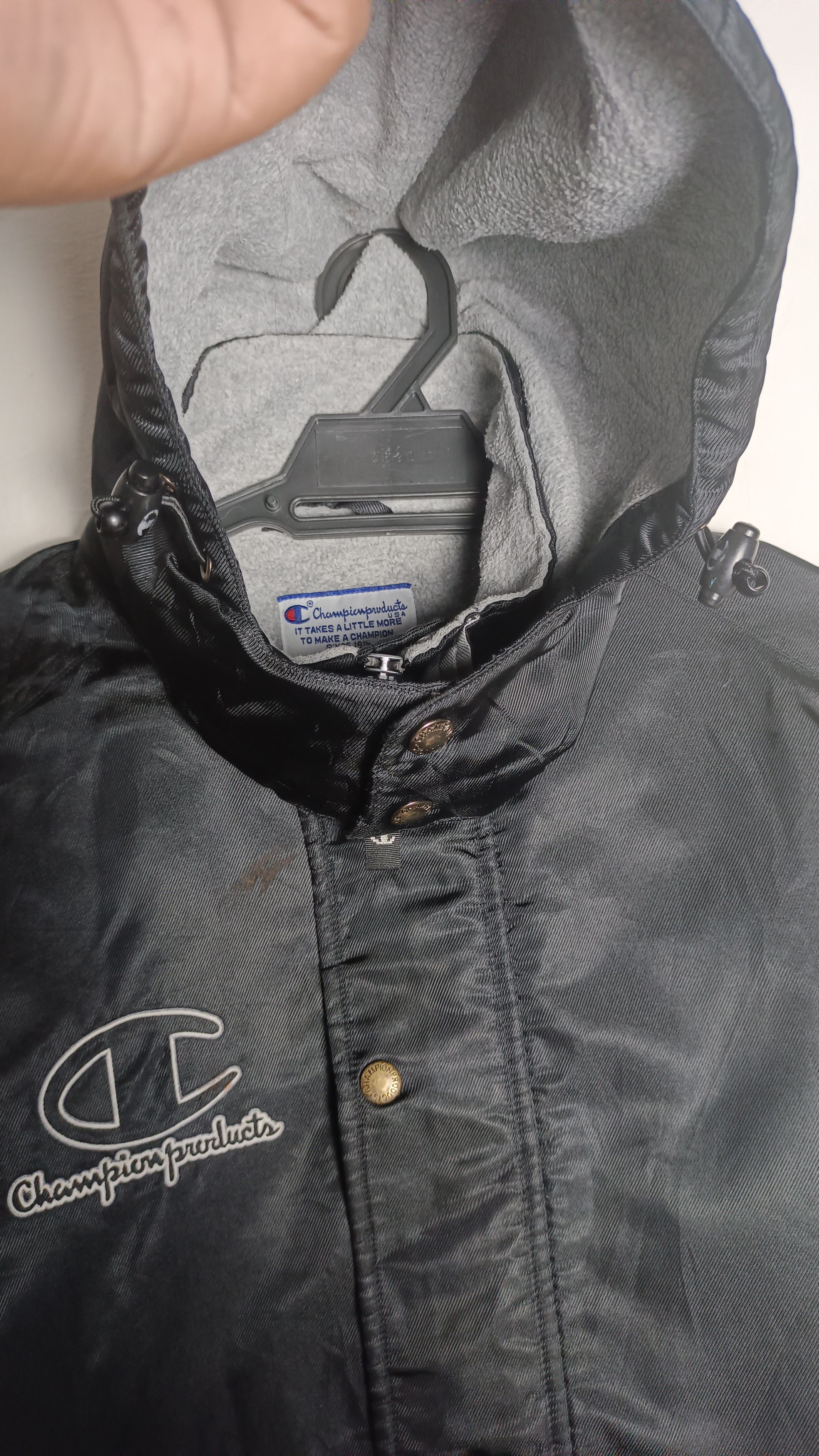 Champion × Japanese Brand × Vintage VINTAGE CHAMPION HOODIE WINDBRAKER Size US L / EU 52-54 / 3 - 6 Thumbnail