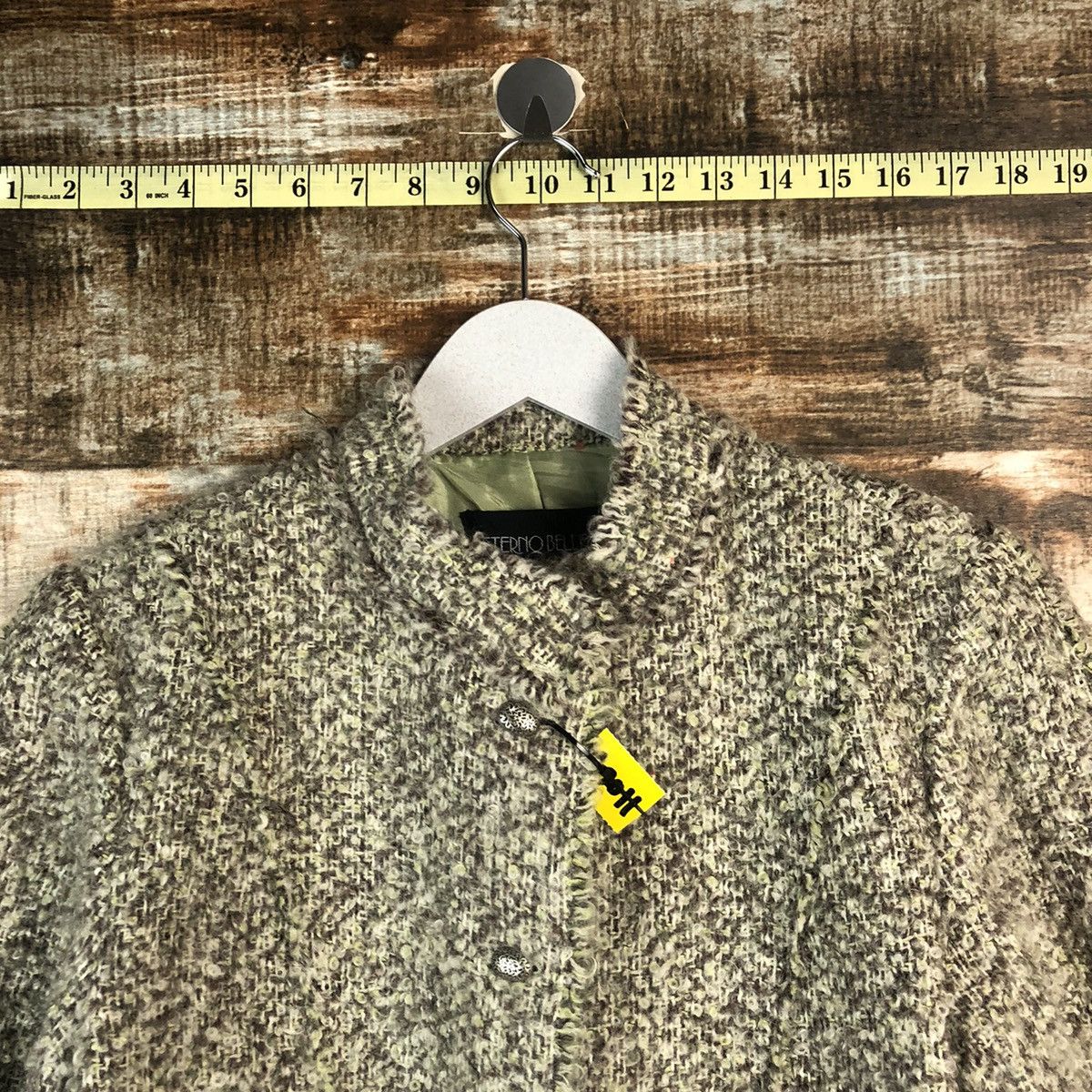 Japanese Brand Eterno Bellezza italy Green Cardigan Knitwear #A2011 Size XS / US 0-2 / IT 36-38 - 4 Thumbnail