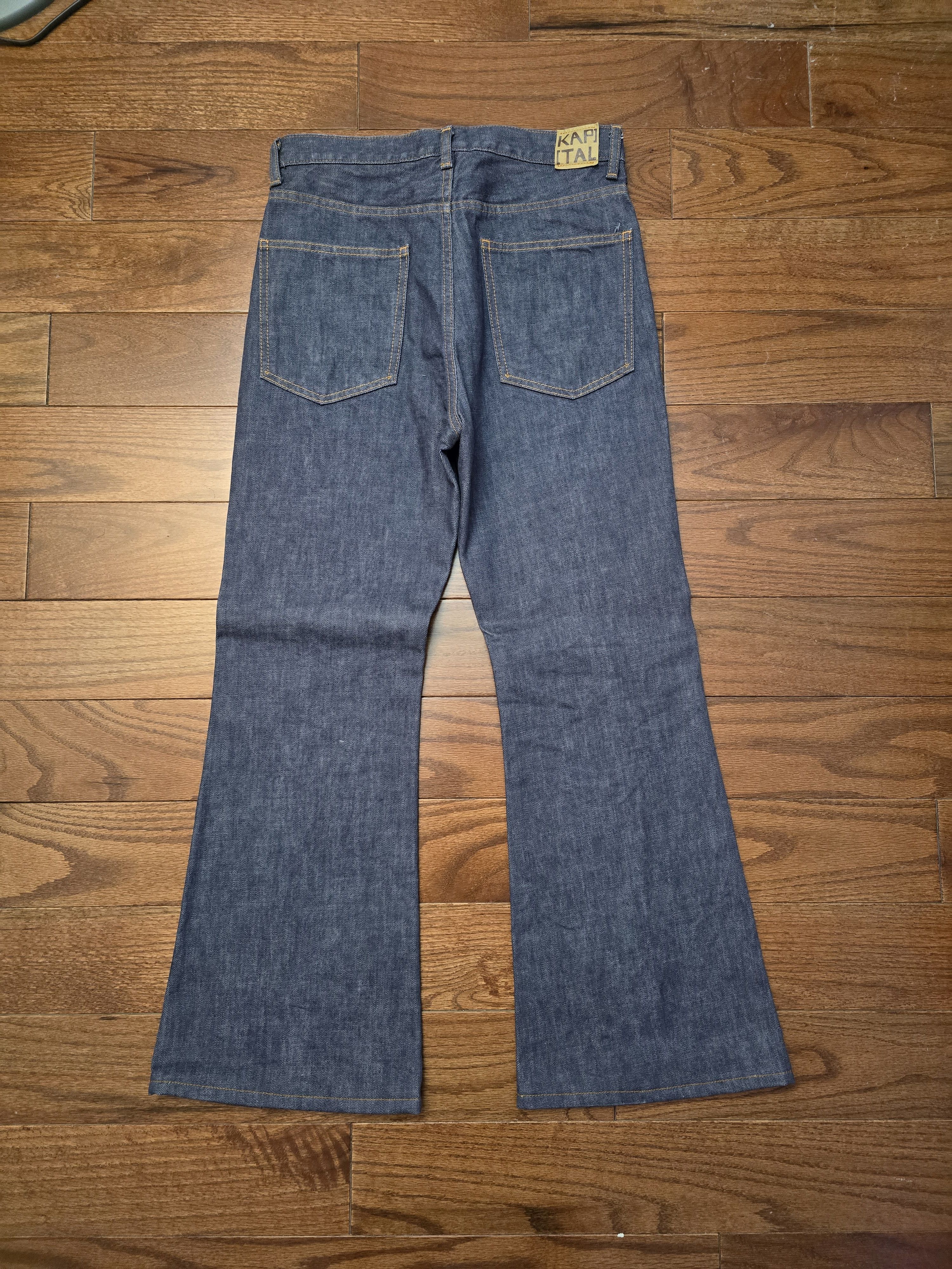 Kapital Kapital Indigo Dyed Flare Jeans Size US 32 / EU 48 - 4 Thumbnail