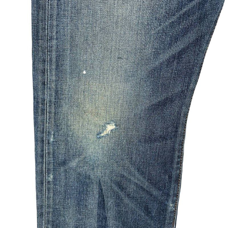Japanese Brand Vintage Back Number Fadded Denim Jean Pants Size US 29 - 4 Thumbnail