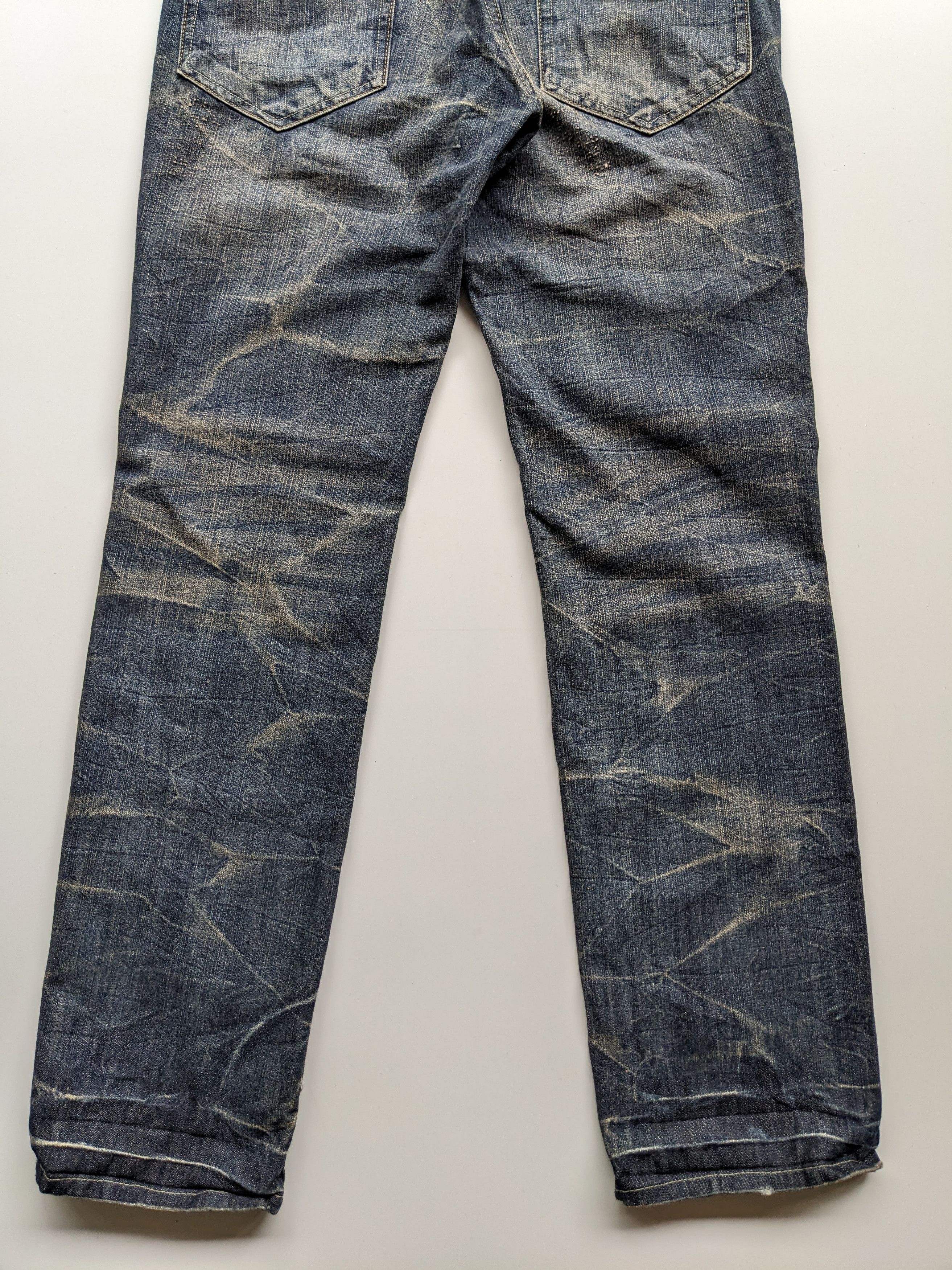 If Six Was Nine × Japanese Brand × Le Grande Bleu (L.G.B.) Superubis clawmark regular straight jeans Size US 32 / EU 48 - 6 Thumbnail