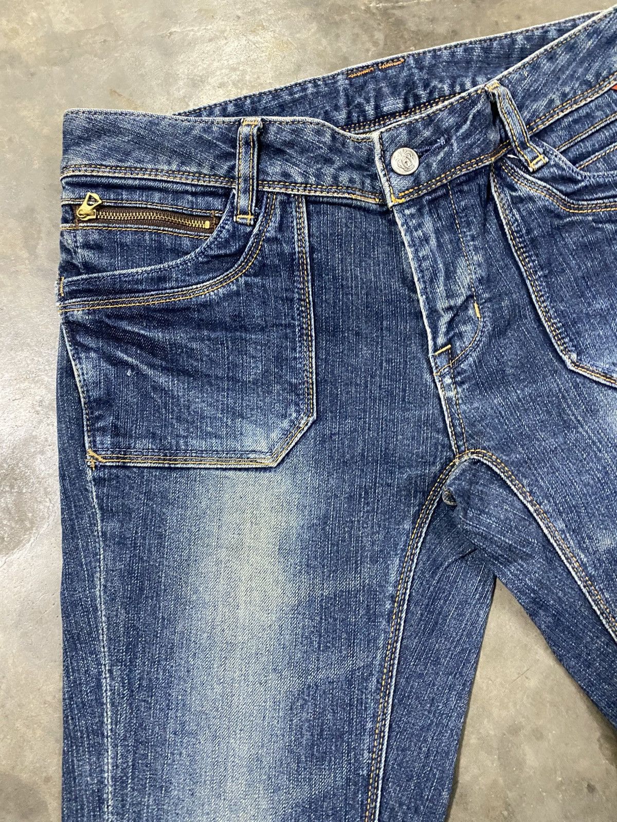Hysteric Glamour × If Six Was Nine × Japanese Brand Flare Jeans Japan Georgia Love Jeans @255 Size US 31 - 5 Thumbnail