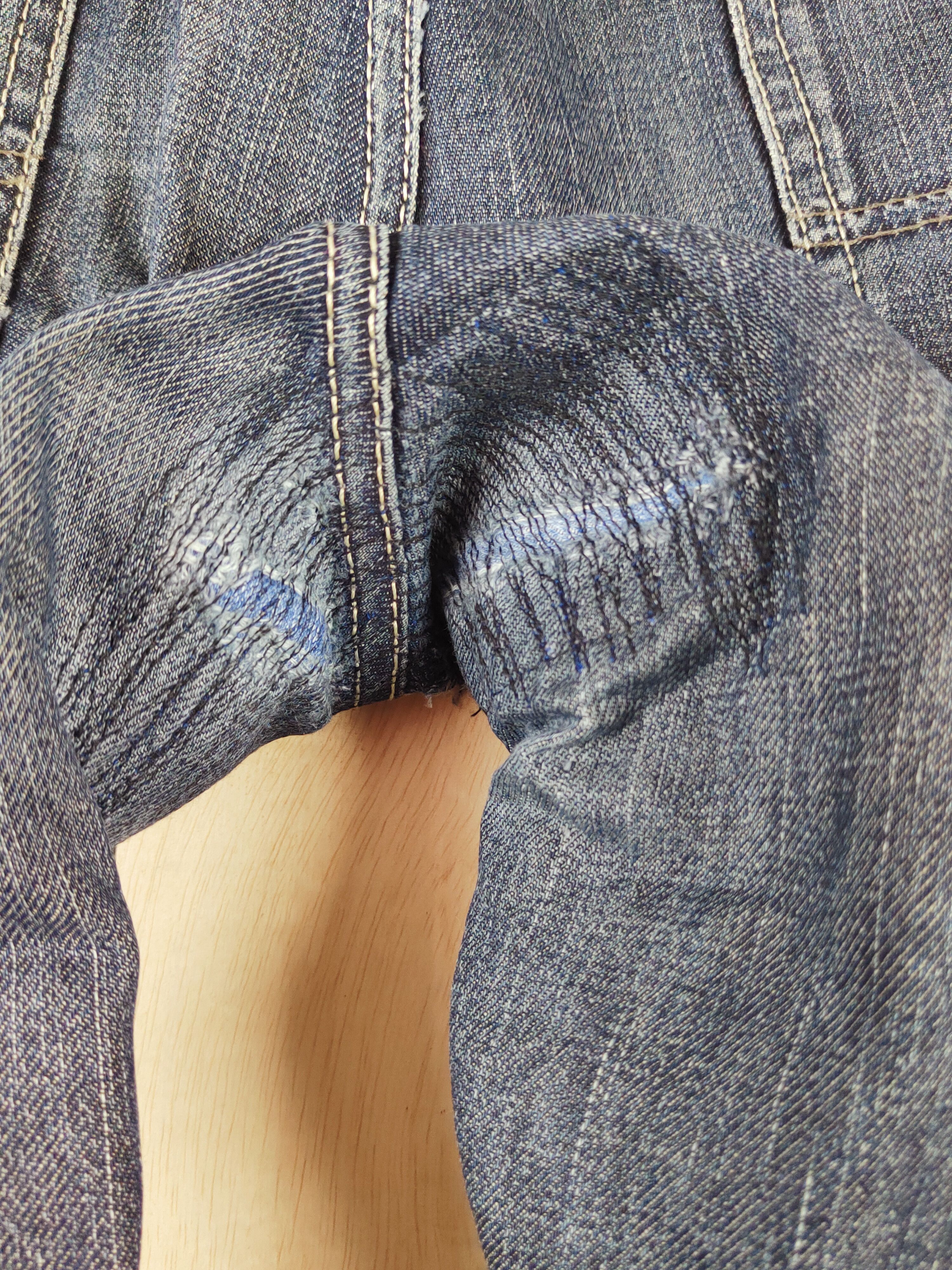 Diesel Diesel Industry Blue Black Distressed Ripped Jeans #S2666 Size US 36 / EU 52 - 9 Thumbnail