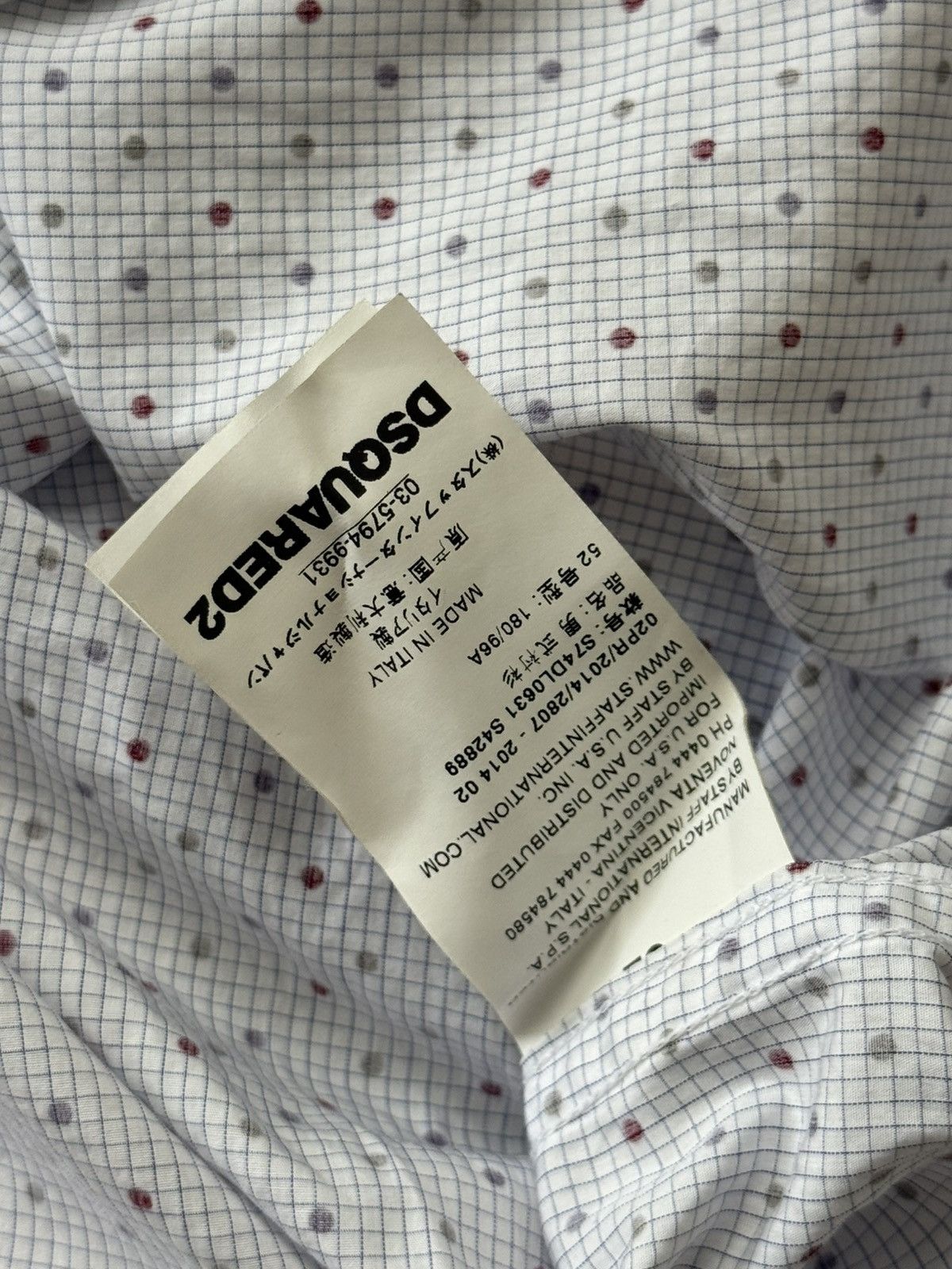 Dsquared2 Dsquared2 Polka dot button up ls shirt Size US L / EU 52-54 / 3 - 5 Thumbnail