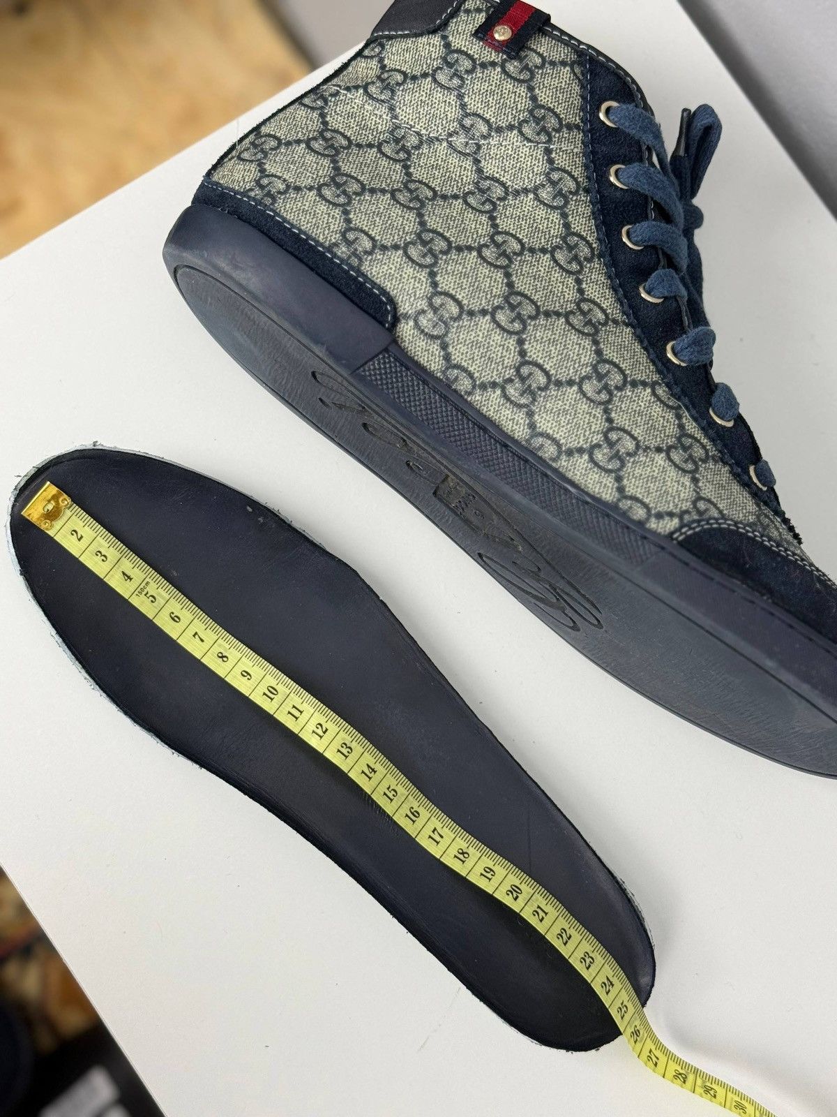 Gucci Gucci GG Monogram Canvas High Top Sneakers Size US 8.5 / IT 38.5 - 10 Thumbnail
