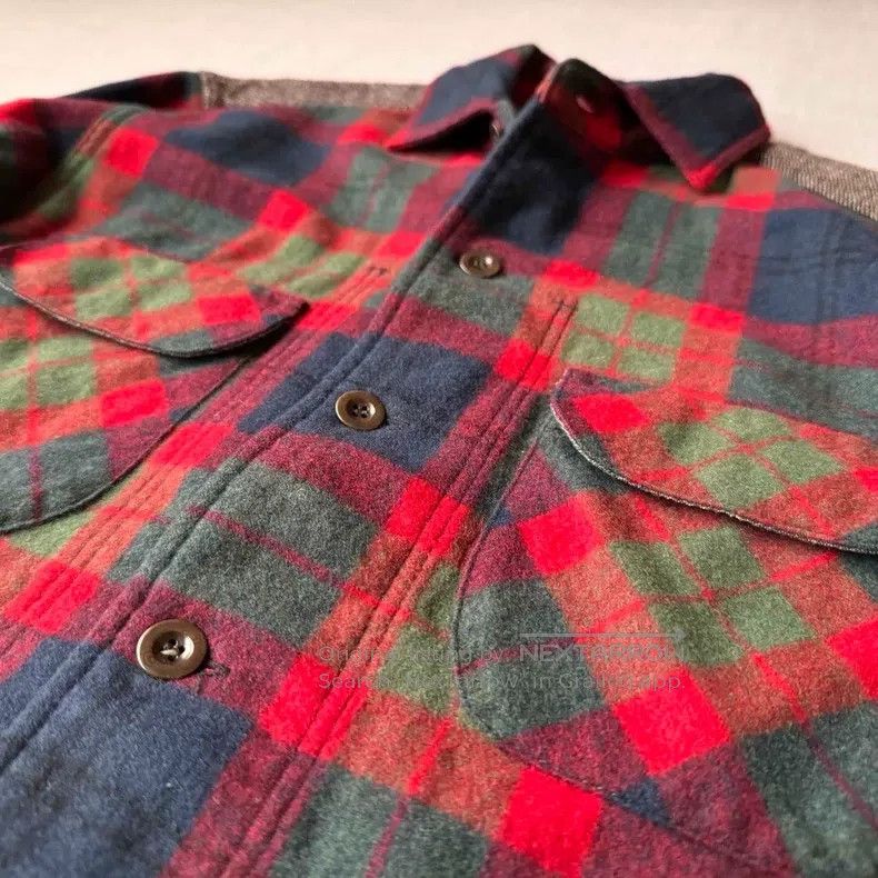 Junya Watanabe Junya Watanabe Patchwork Plaid Wool Long Sleeve Shirt Size US S / EU 44-46 / 1 - 3 Thumbnail