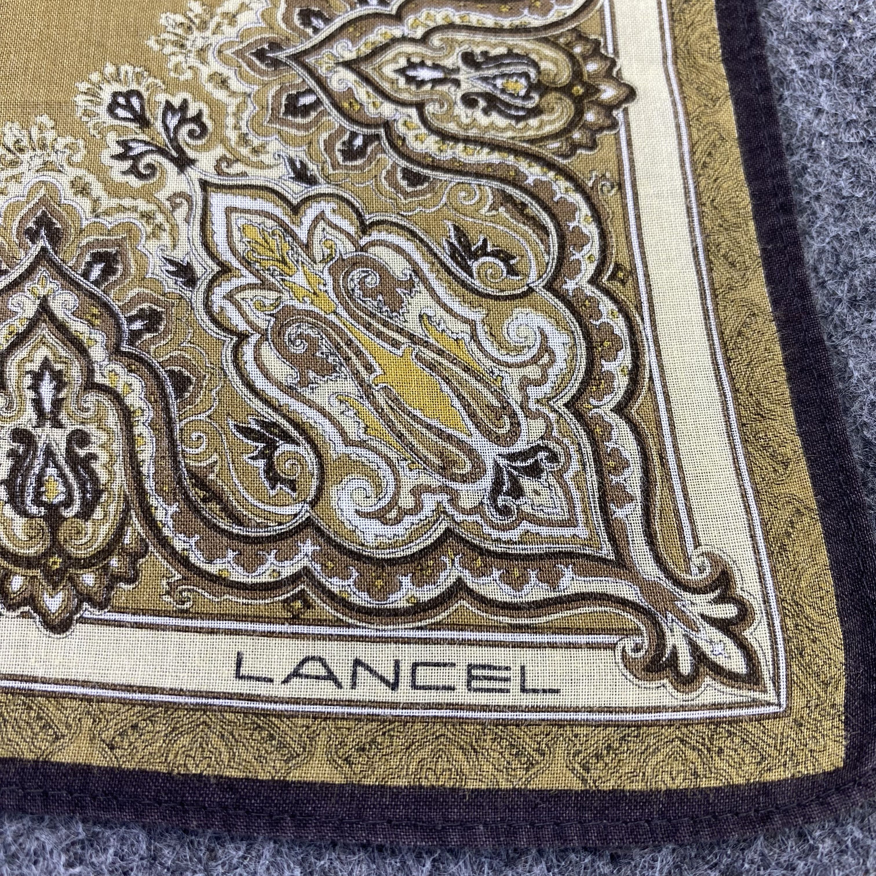 Lancel Lancel Paislee Handkerchief / Bandana / Neckerchief-B639 Size ONE SIZE - 5 Thumbnail