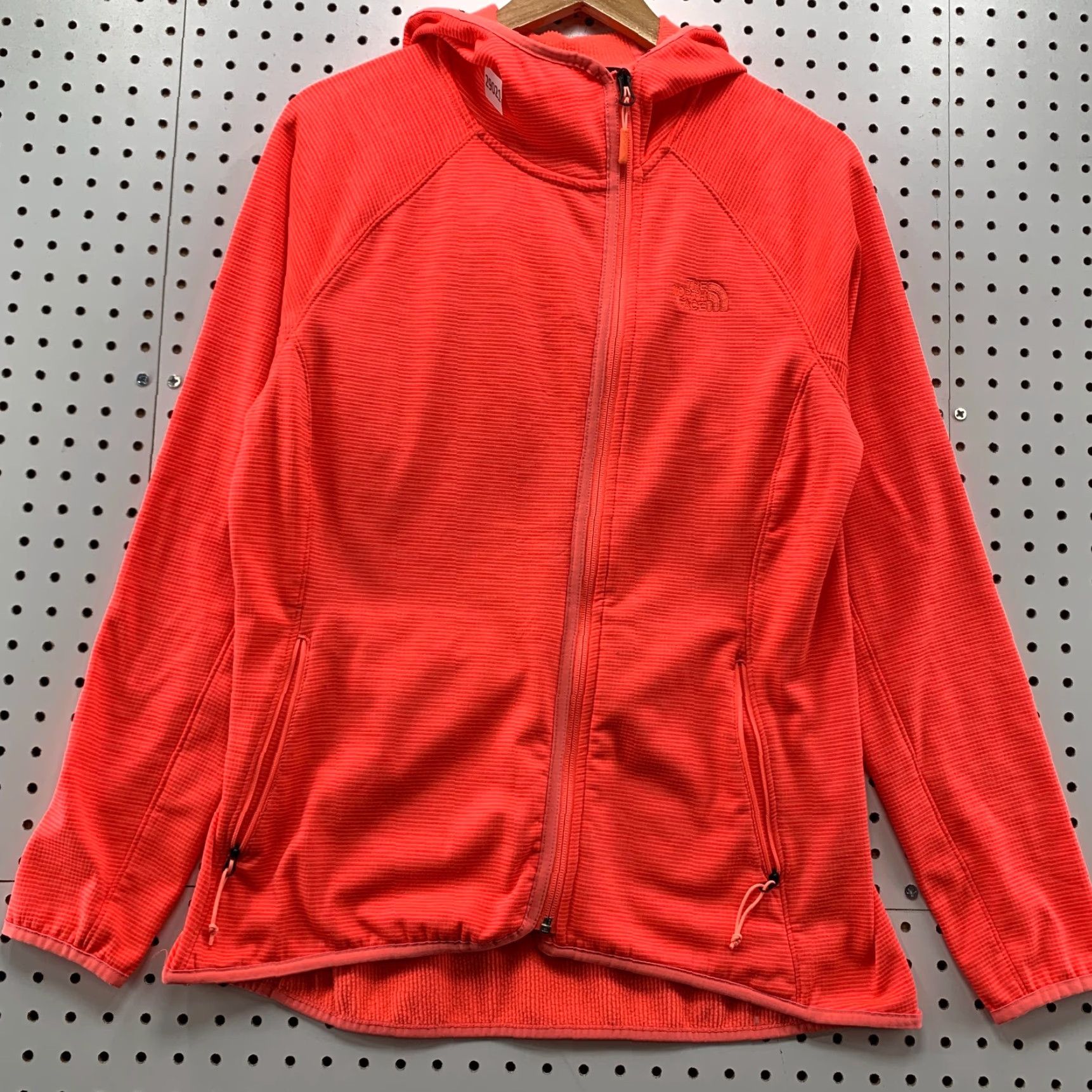 The North Face VINTAGE The North Face Active Hooded Jacket Womens Large Pink Orange Full Zip & 20.5x27.5 Size L / US 10 / IT 46 - 6 Thumbnail