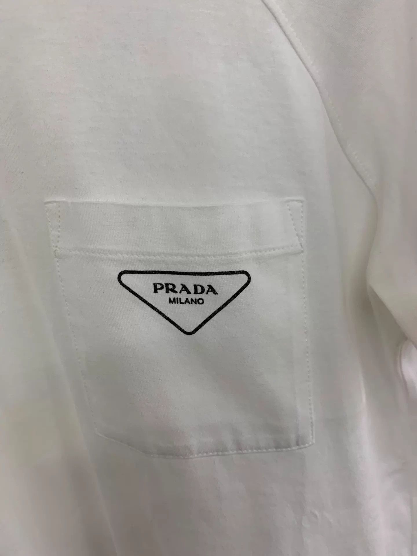 Prada Prada colorblock white-red short sleeve tee S new Size S / US 4 / IT 40 - 2 Thumbnail