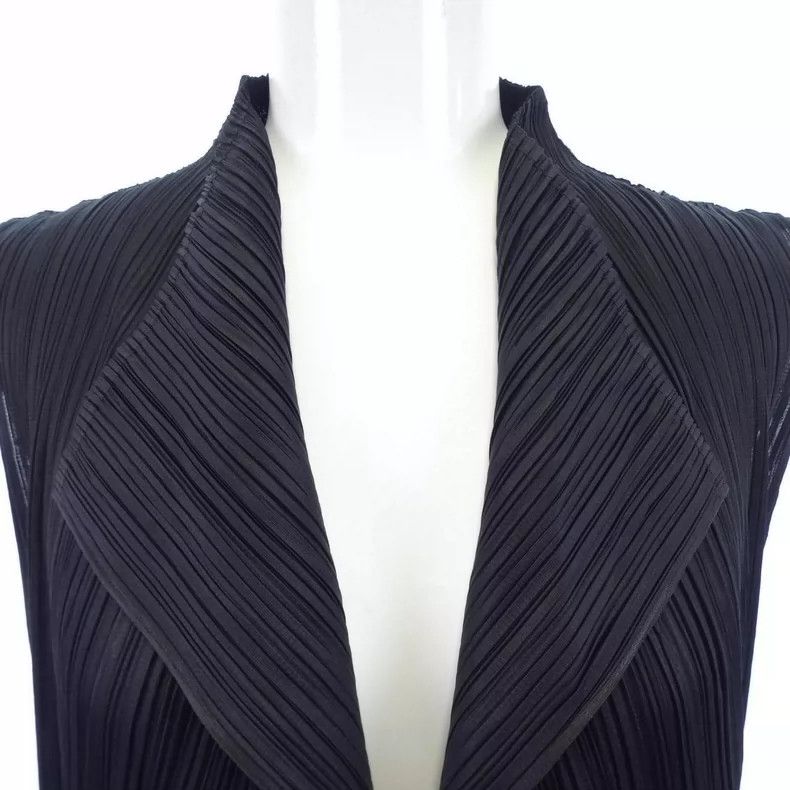 Issey Miyake Issey Miyake Fringed long vest Size XL / US 12-14 / IT 48-50 - 3 Thumbnail
