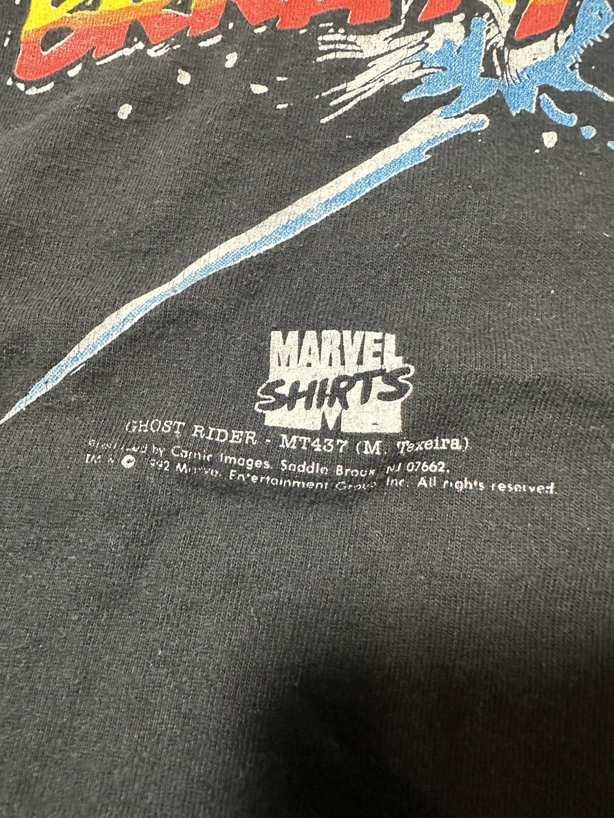 Vintage Vintage 1992 Marvel Ghostrider Comic Images Size US XL / EU 56 / 4 - 3 Thumbnail