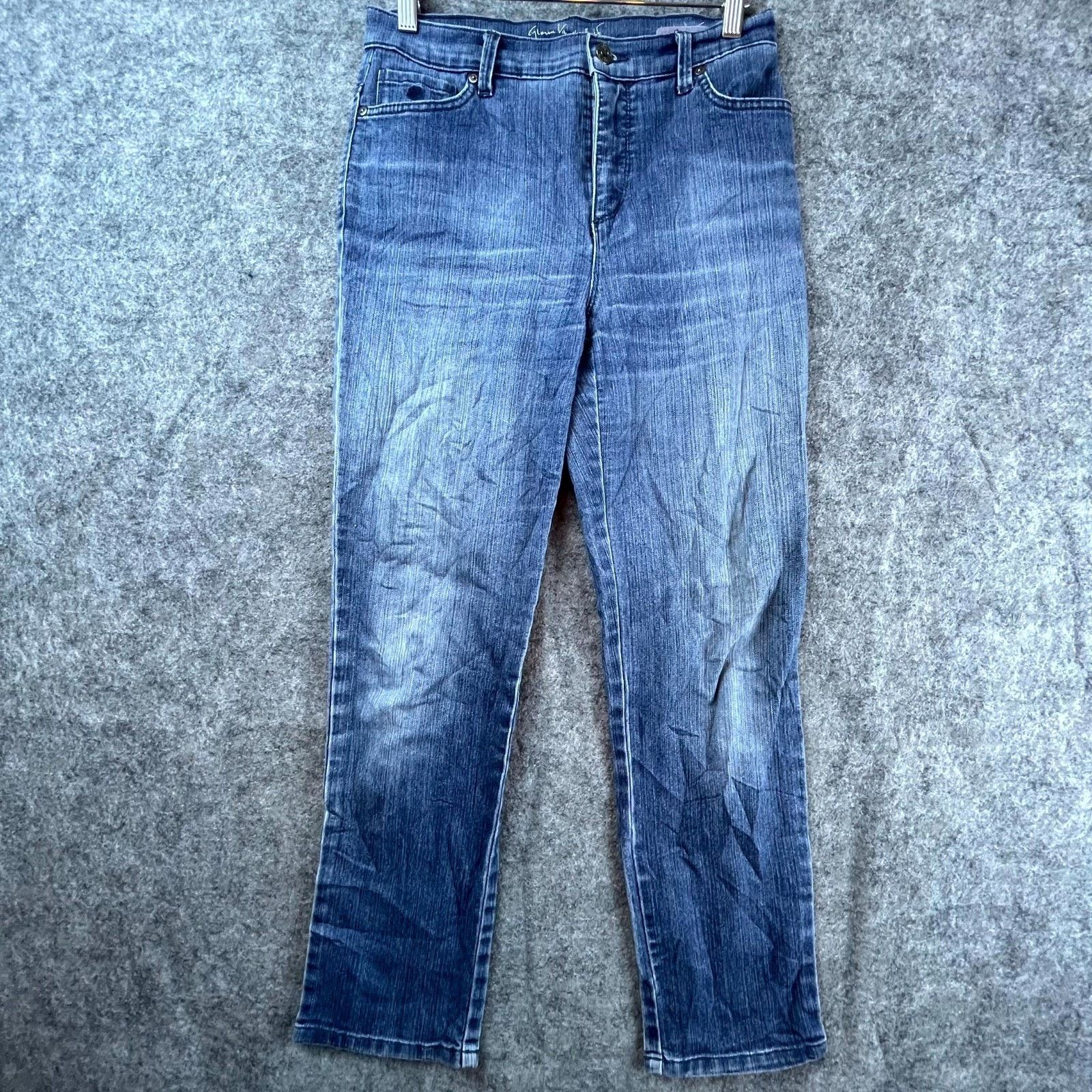 Gloria Vanderbilt Gloria Vanderbilt Amanda Straight Jeans Womens 6P Y2K Blue Size 28" / US 6 / IT 42 - 3 Thumbnail