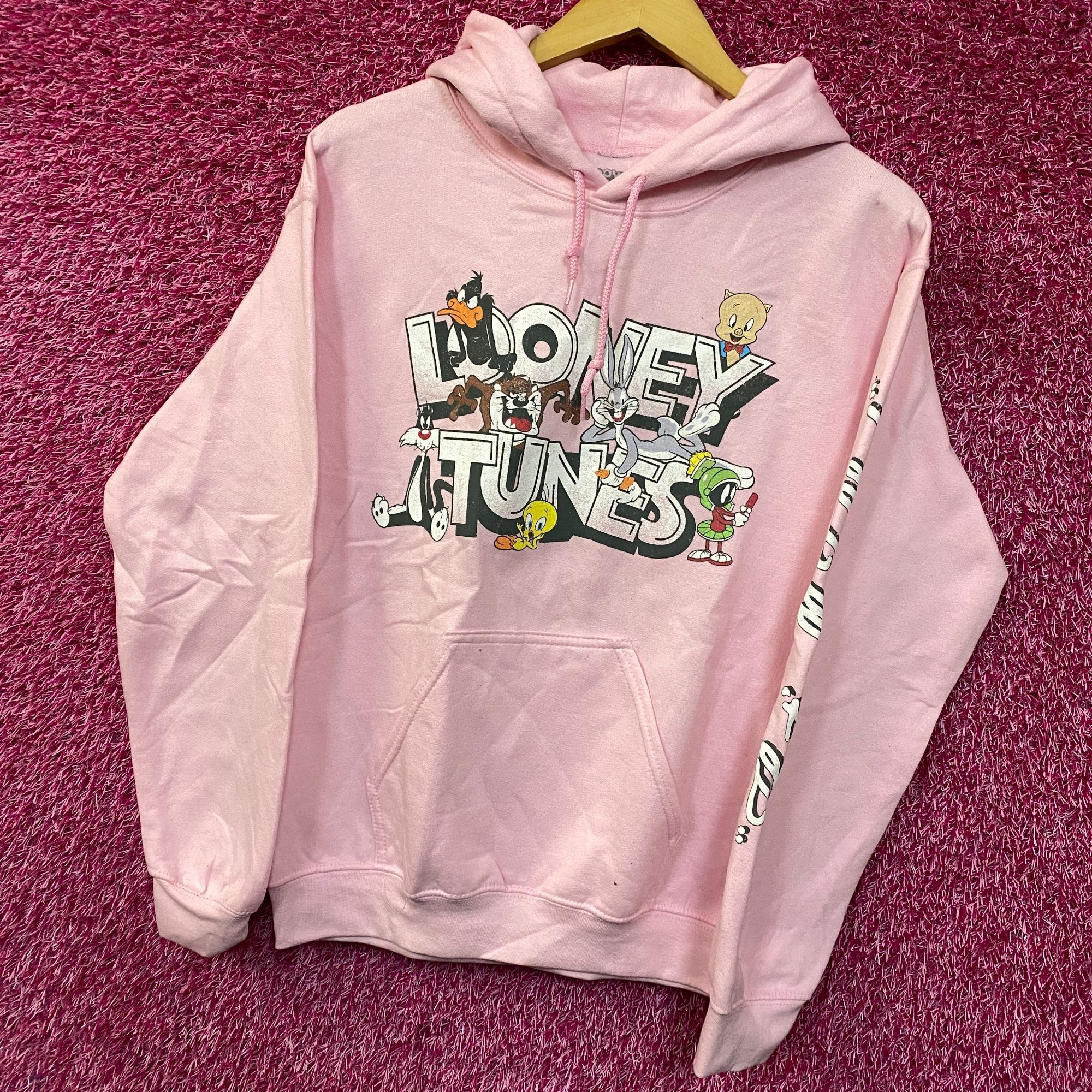 Warner Bros Warner Bros Looney Tunes Cartoon Cast Poster Hoodie Small Size US S / EU 44-46 / 1 - 3 Thumbnail