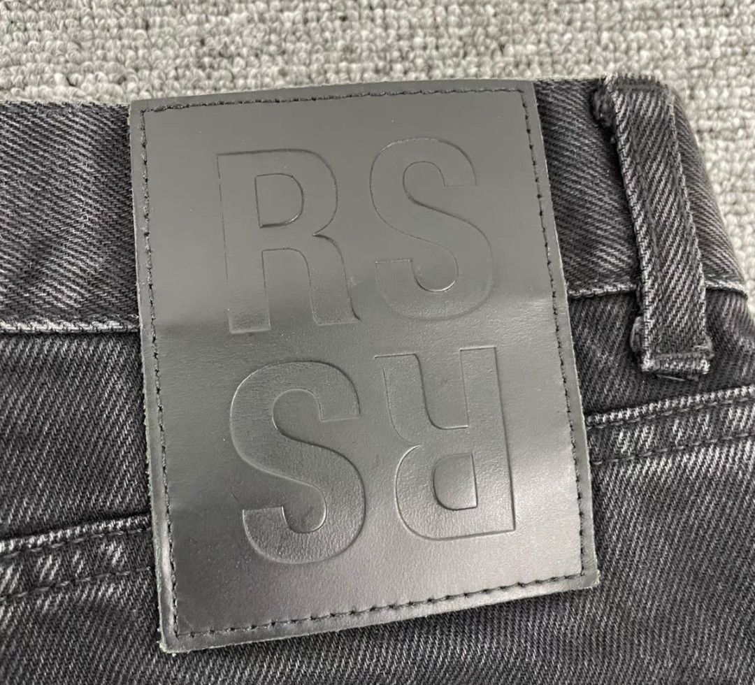 Raf Simons RafSimons 19AW 20SS Black Double Destroyed Jeans Size US 32 / EU 48 - 3 Thumbnail