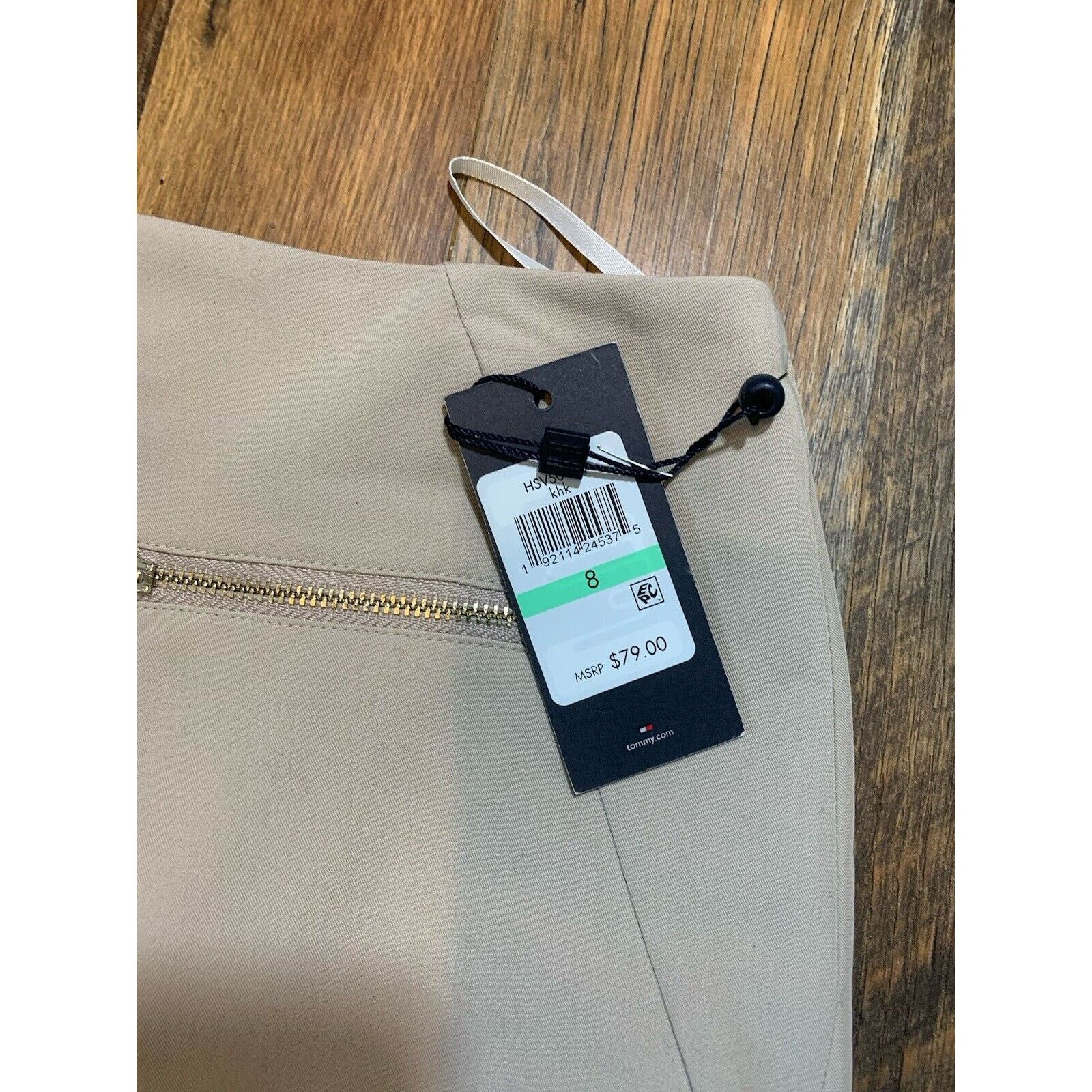 Tommy Hilfiger Tommy Hilfiger Pencil Skirt Khaki Knee Length Size 8 NWT Size 30" / US 8 / IT 44 - 4 Thumbnail