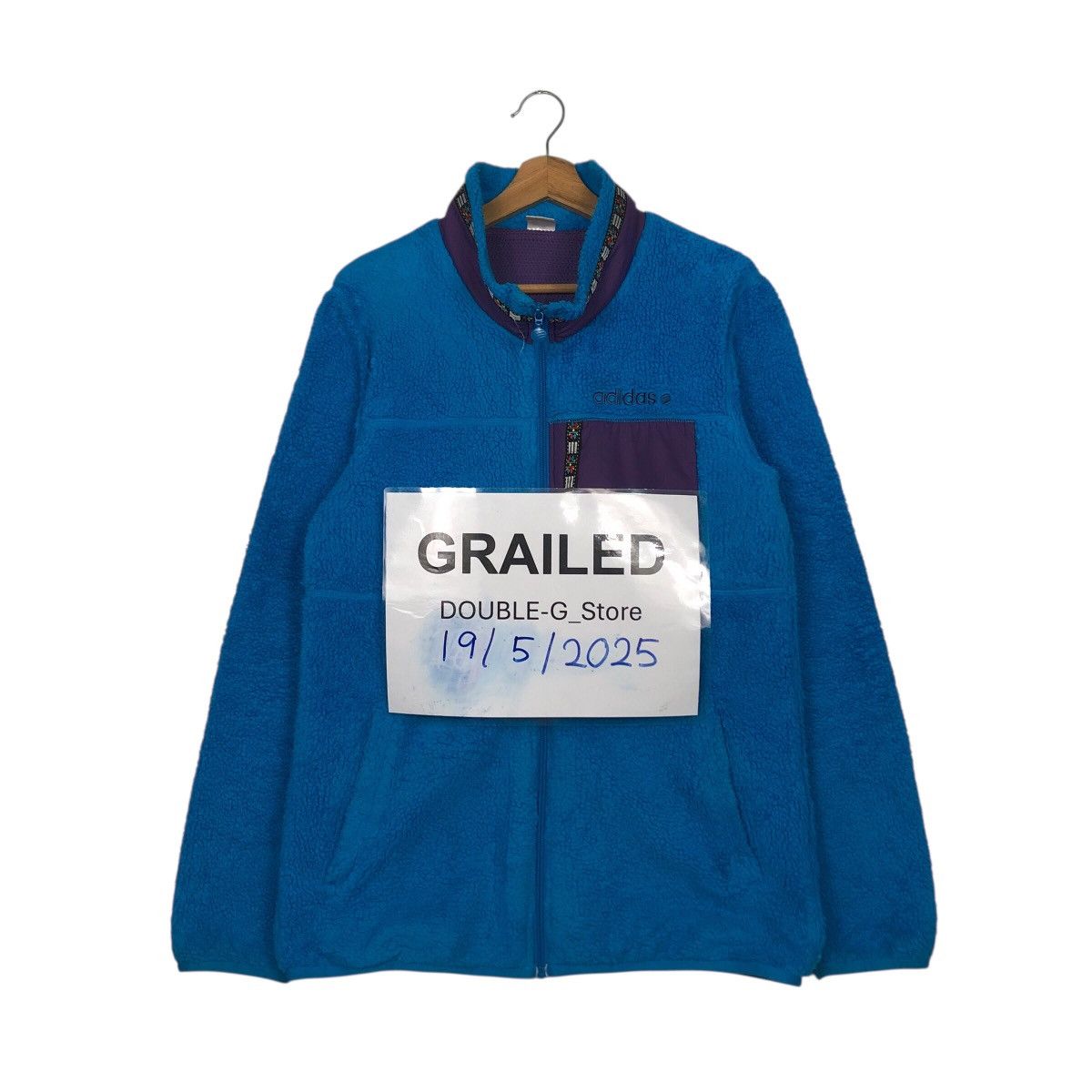 📌Vintage Fleece Jacket Dip Pile Adidas Neo Label