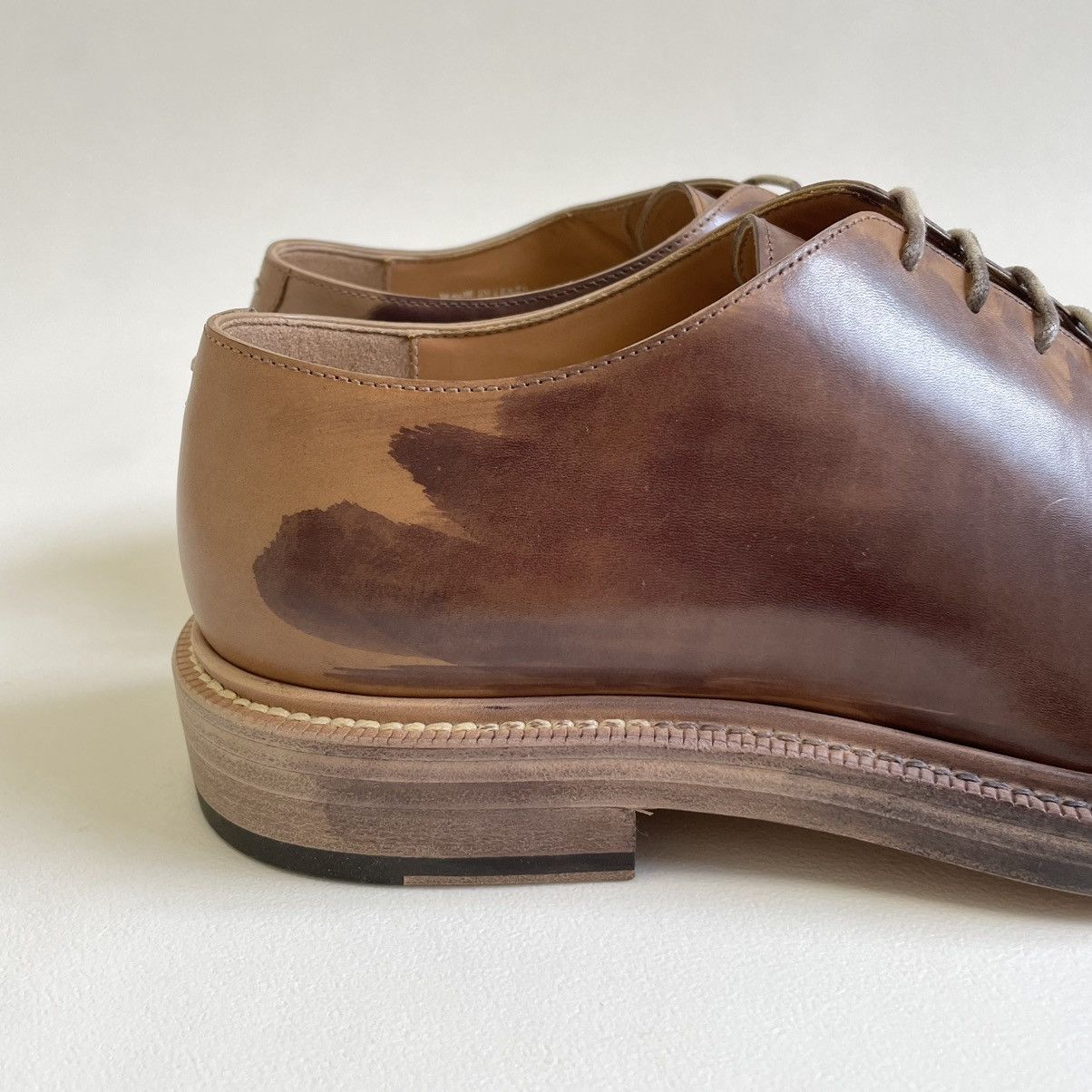 Maison Margiela A/W 17 ‘Hand Painted Patina’ Derby Shoes Size US 10 / EU 43 - 4 Thumbnail