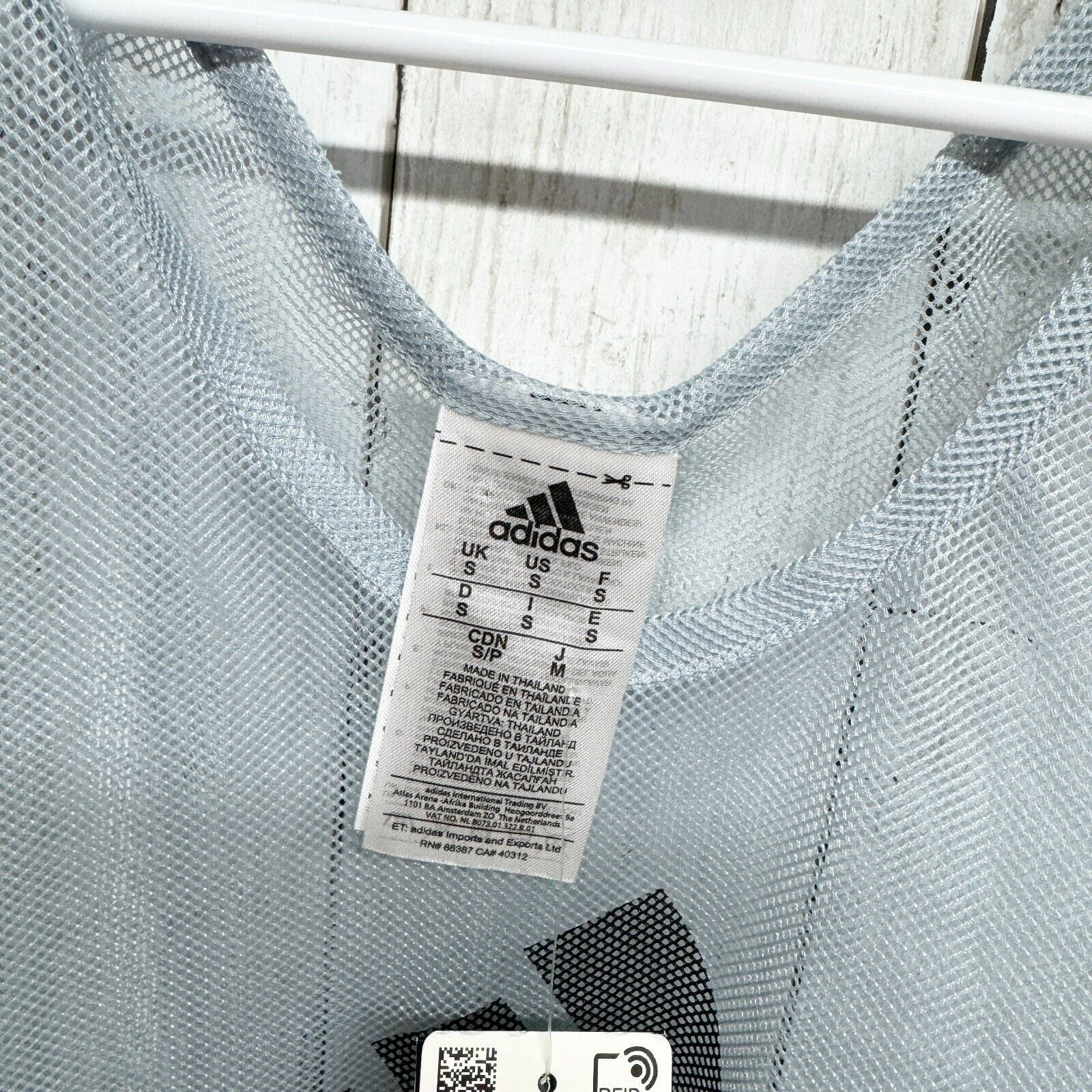 Adidas Adidas Bib Small NWT Grey Football Soccer Jersey Tank Top Size S / US 4 / IT 40 - 3 Thumbnail