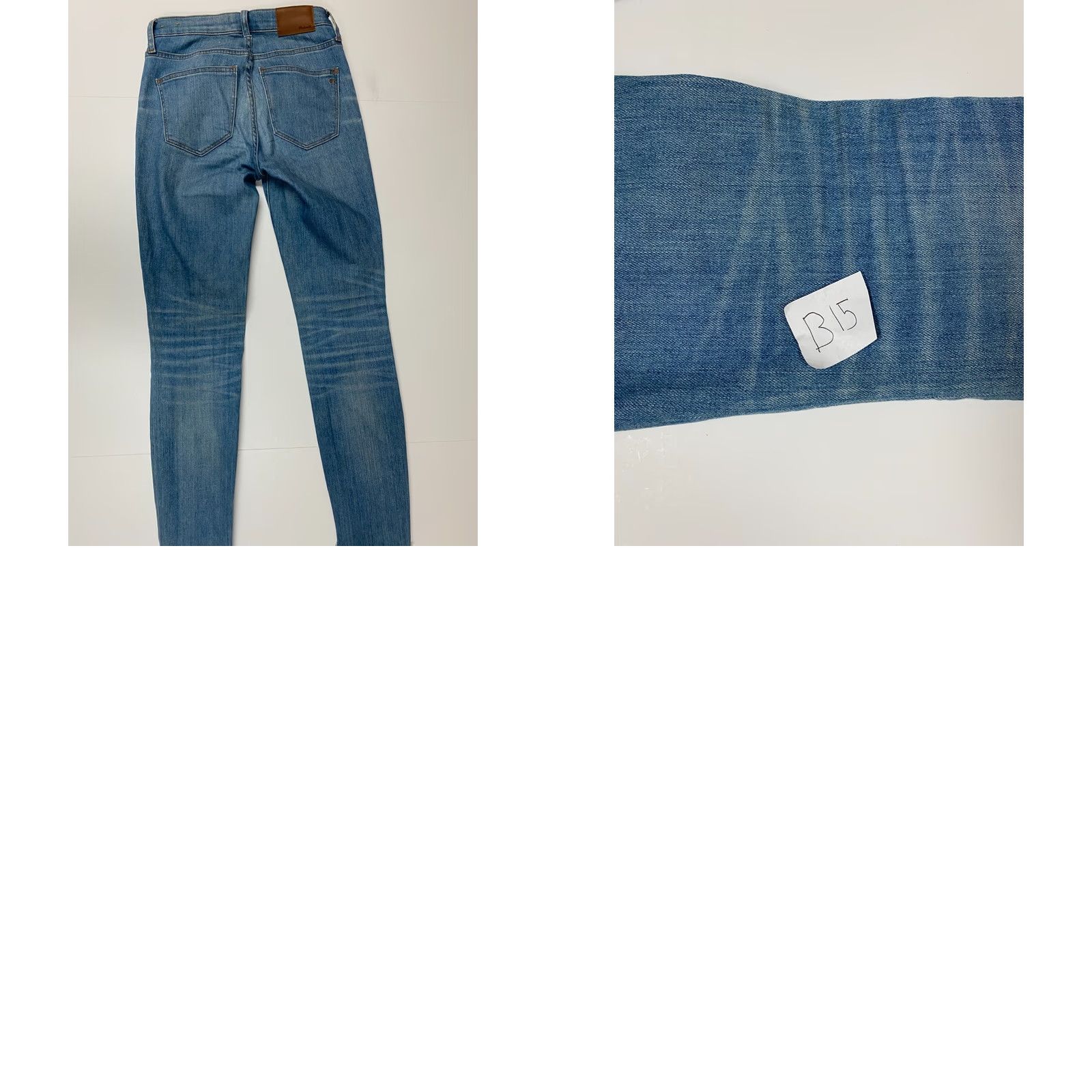 Madewell Madewell Jeans Skinny 24 Womens Blue Denim Cotton Blend Zip Inseam 27 Modern Designer Pockets Size 42" / US 20 - 8 Thumbnail