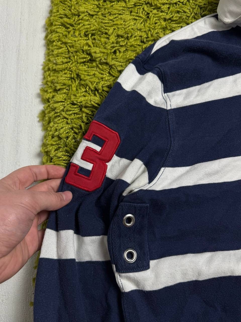 Rugby Ralph Lauren Vintage Polo Ralph Lauren Striped Rugby Long Sleeve Size US M / EU 48-50 / 2 - 4 Thumbnail