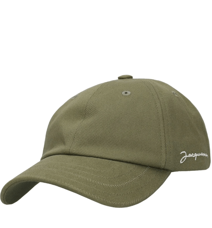 image of Ss23 Jacquemus La Casquette Cap 58 in Khaki, Men's