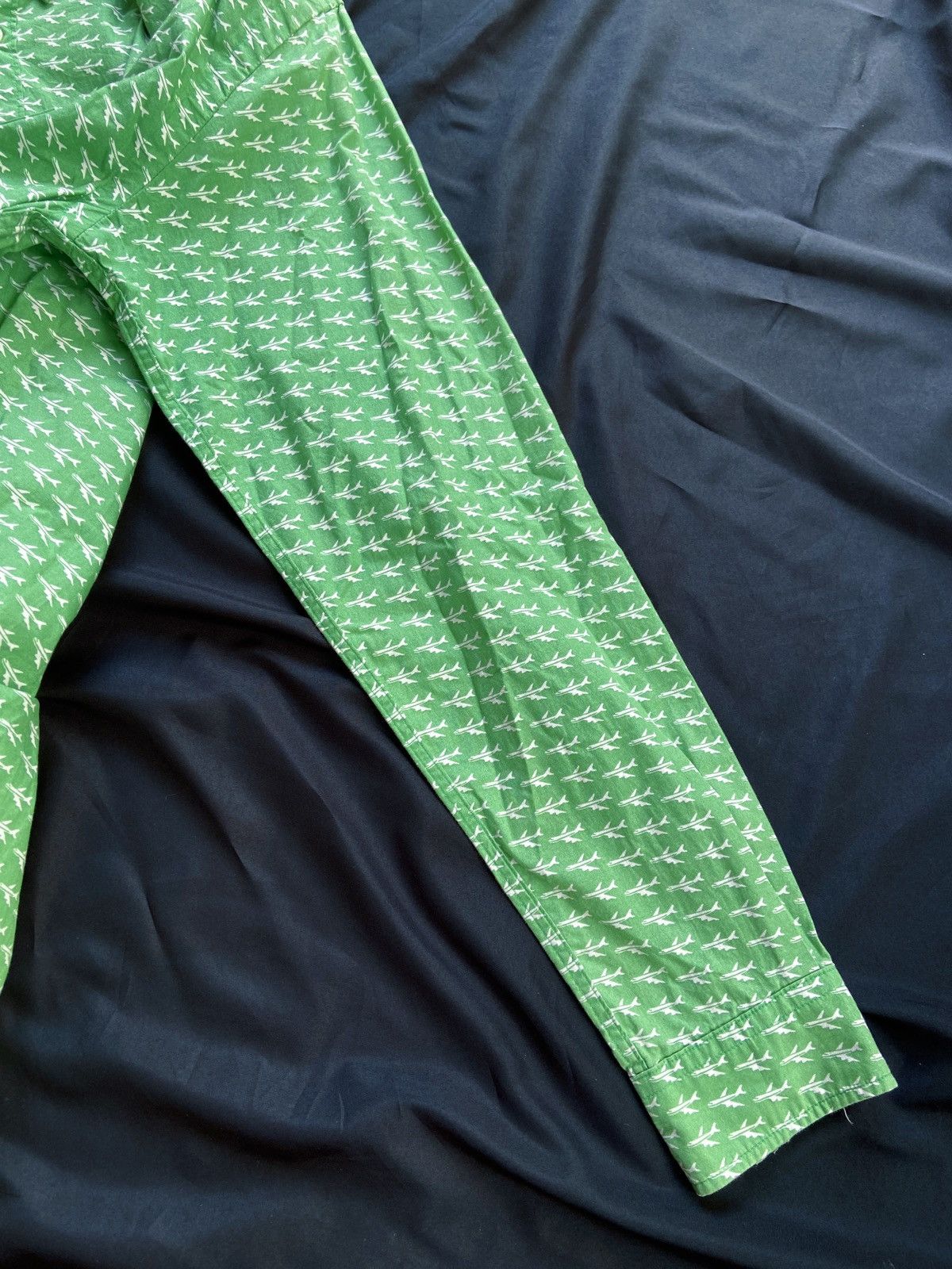 If Six Was Nine JAPANESE THE SHARKEY'S PRINTED PLANES BUTTON DOWN SHIRT Size US M / EU 48-50 / 2 - 7 Thumbnail