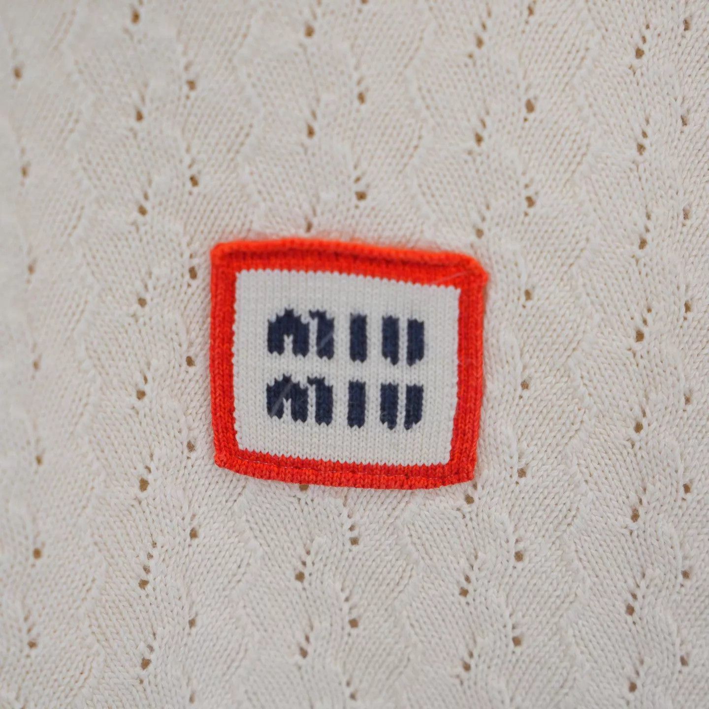 Miu Miu MIU MIU SS23 Women's Short-Sleeve Polo 40 Logo Stripe Trim Size S / US 4 / IT 40 - 3 Thumbnail