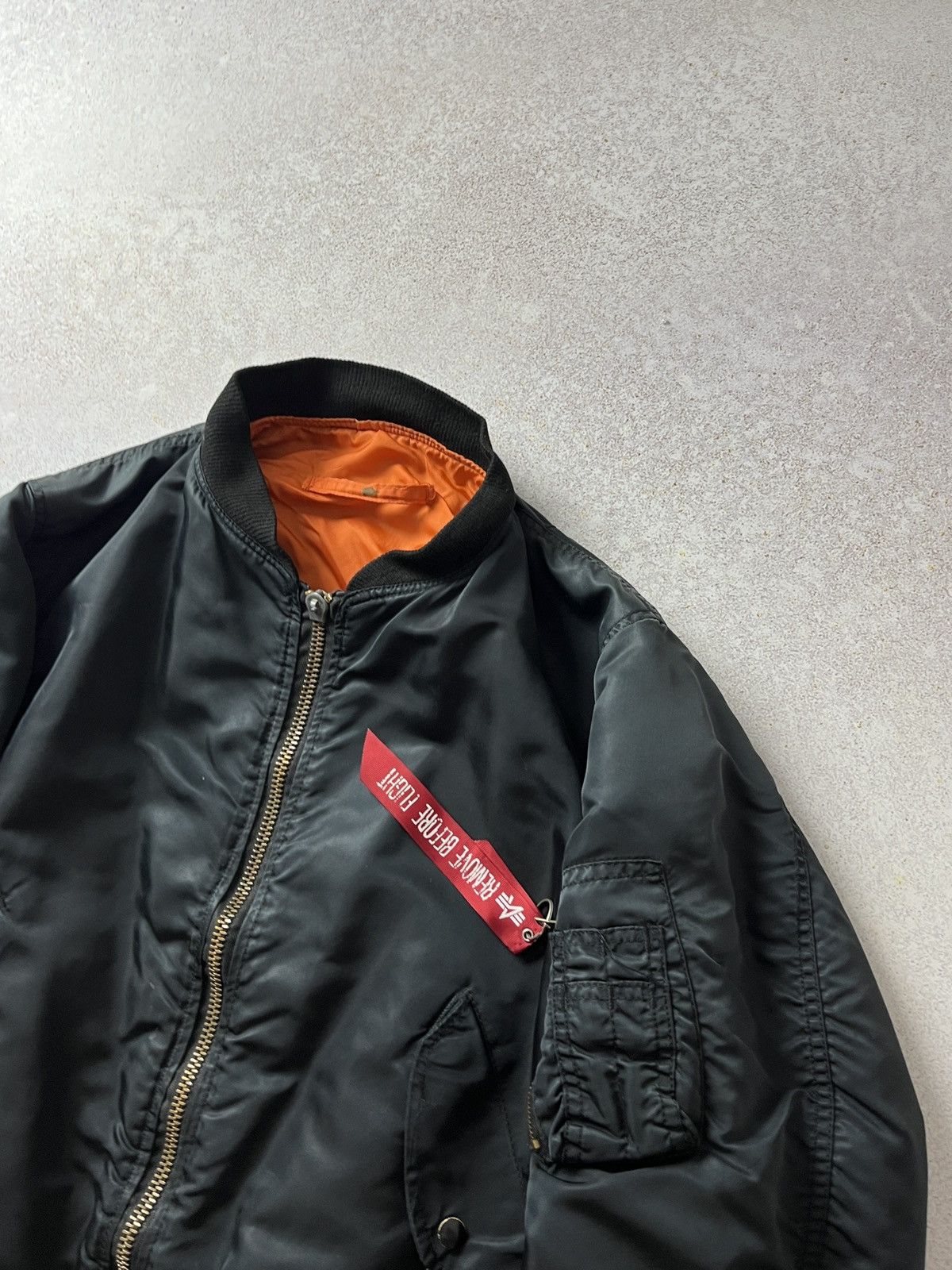 Alpha Industries Vintage Alpha Industries U.S Air Force Bomber Jacket MA-1 Size US L / EU 52-54 / 3 - 2 Thumbnail