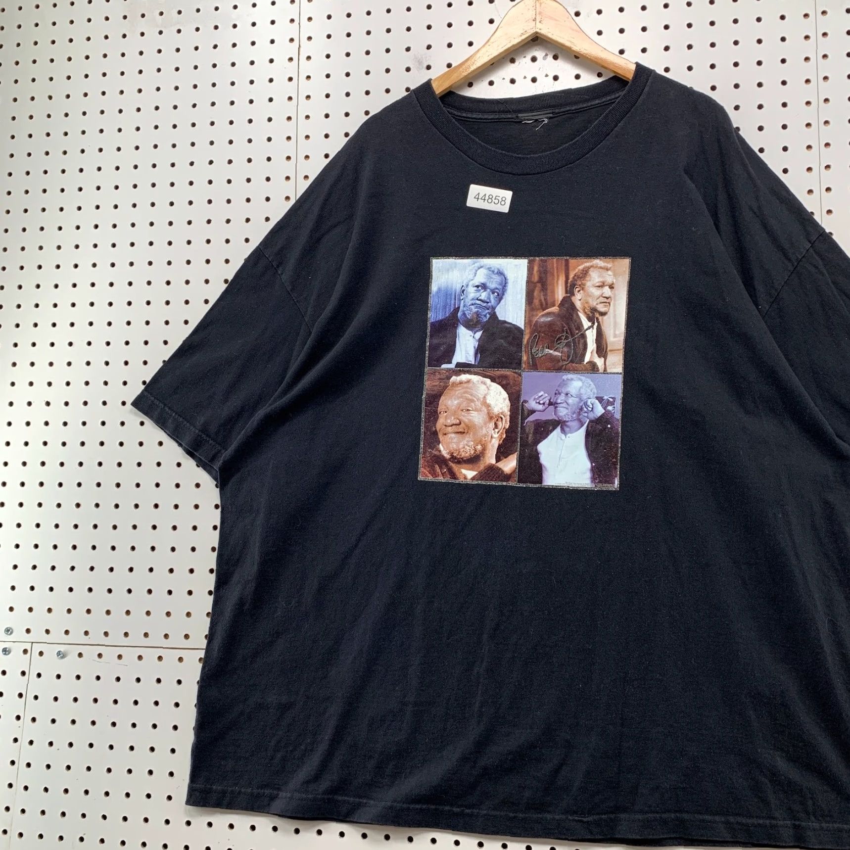 Gildan VINTAGE Redd Fox Sanford Sons Shirt Mens 3XL Black TV Show Short Sleeve Size US XXL / EU 58 / 5 - 2 Thumbnail