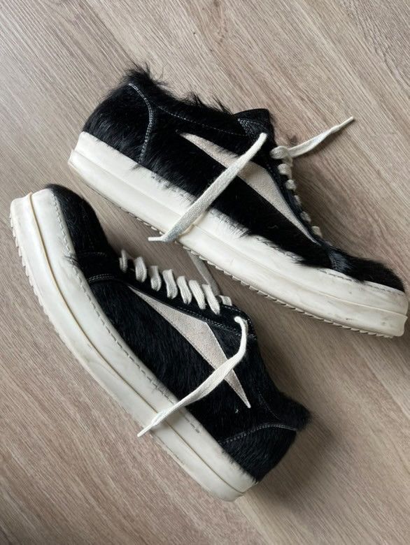 Rick Owens Rick Owens Black Pony Hair Vans Size US 10 / EU 43 - 2 Thumbnail