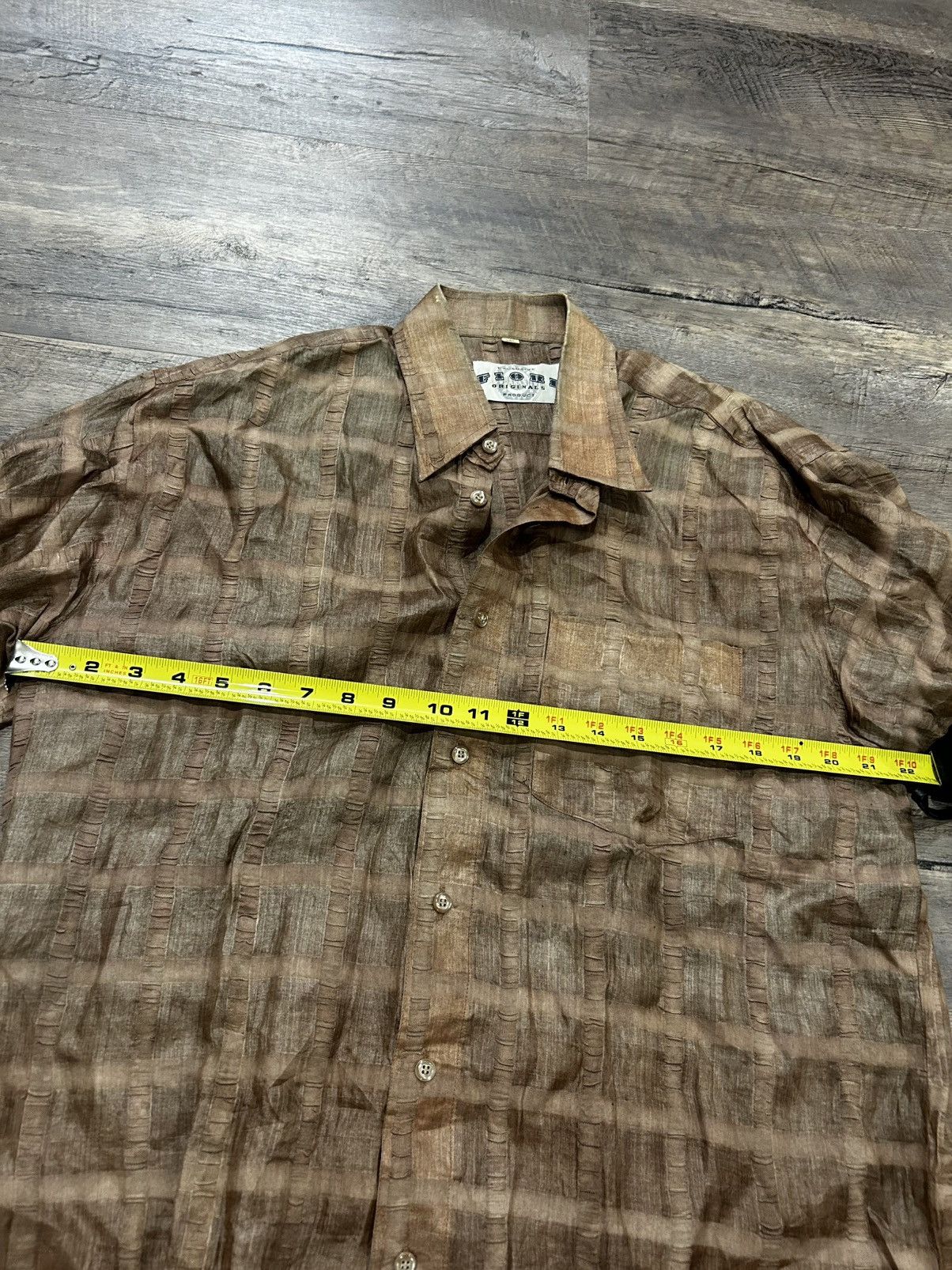 Vintage 🌲 Fiori Vintage Rustic Long Sleeve Button Up Shirt 🌲 Size US XL / EU 56 / 4 - 6 Thumbnail