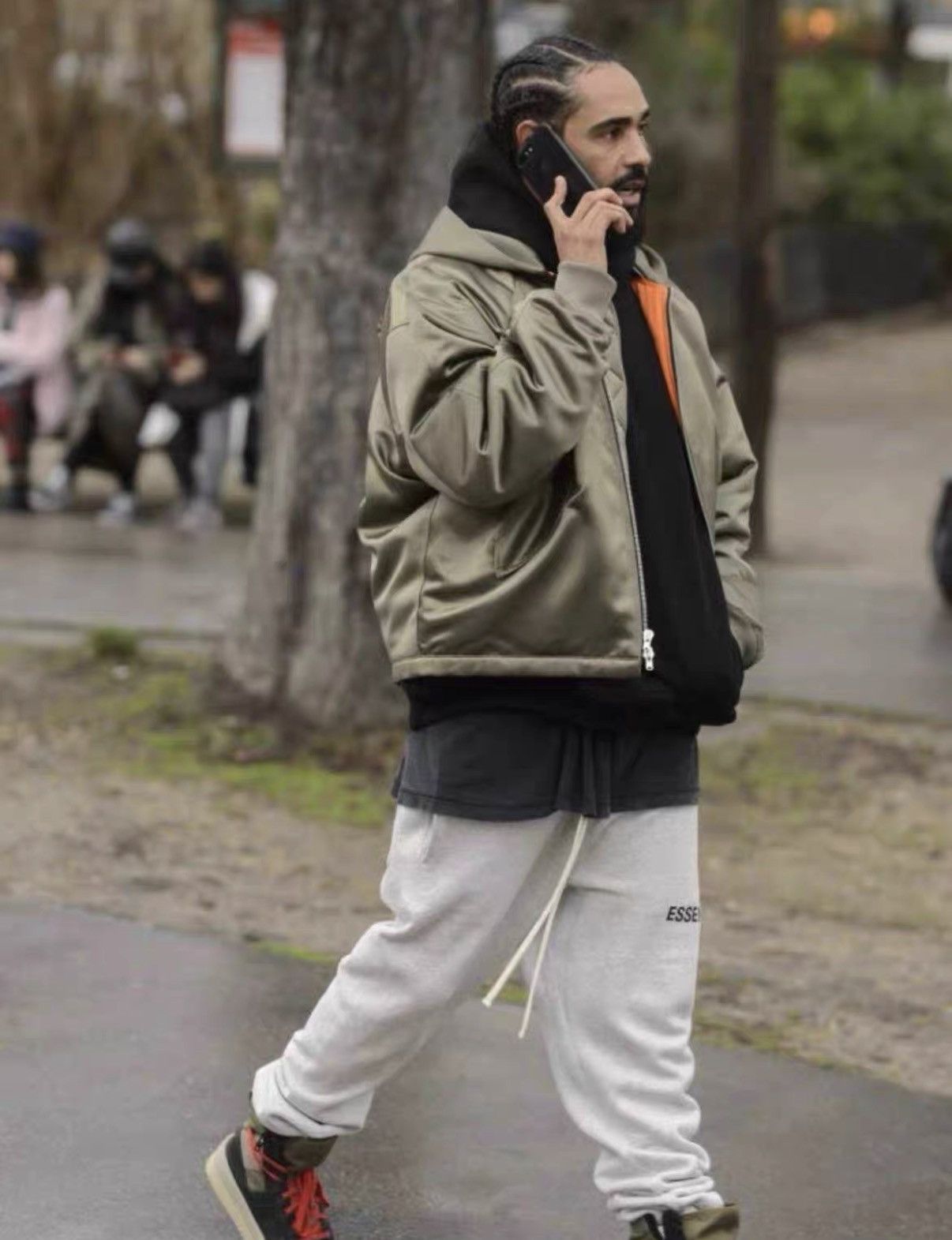 Fear of God Fear Of God Collection Satin Hooded Bomber Cotton Jacket J31 Size US M / EU 48-50 / 2 - 6 Thumbnail