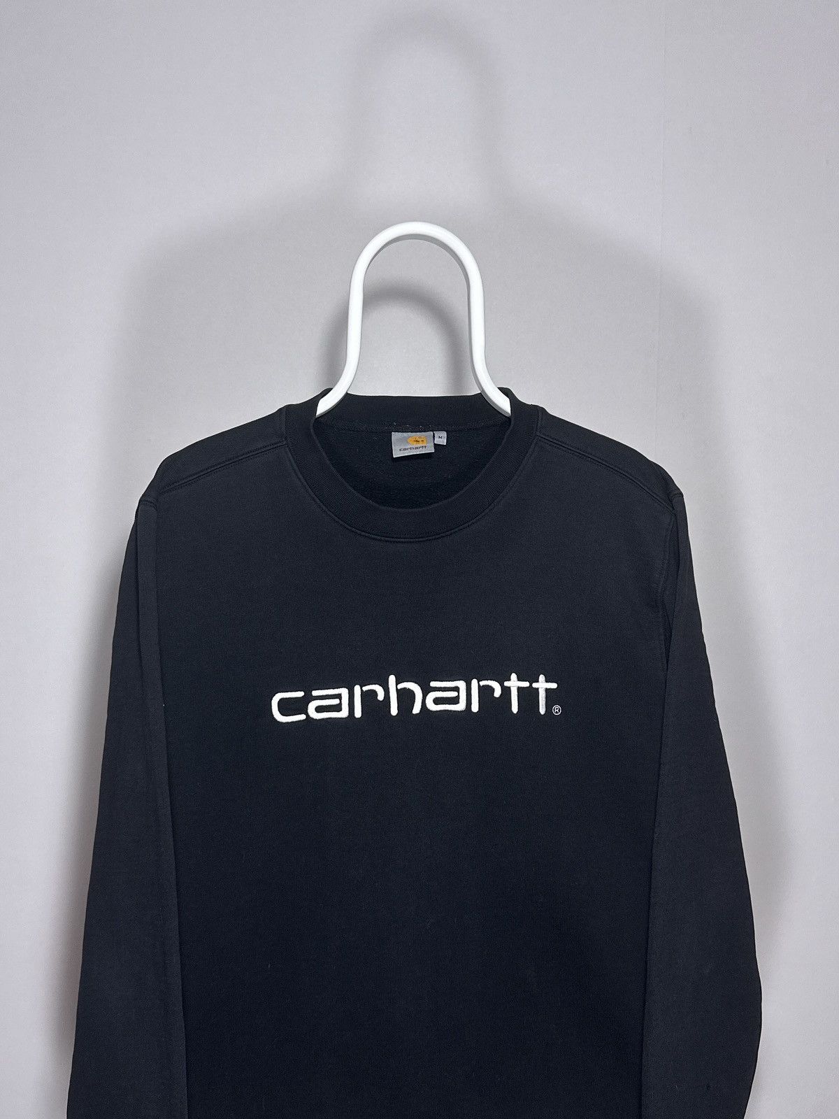 Carhartt Carhartt Sweat Sweatshirt Embroidered Big Logo Size US M / EU 48-50 / 2 - 2 Thumbnail