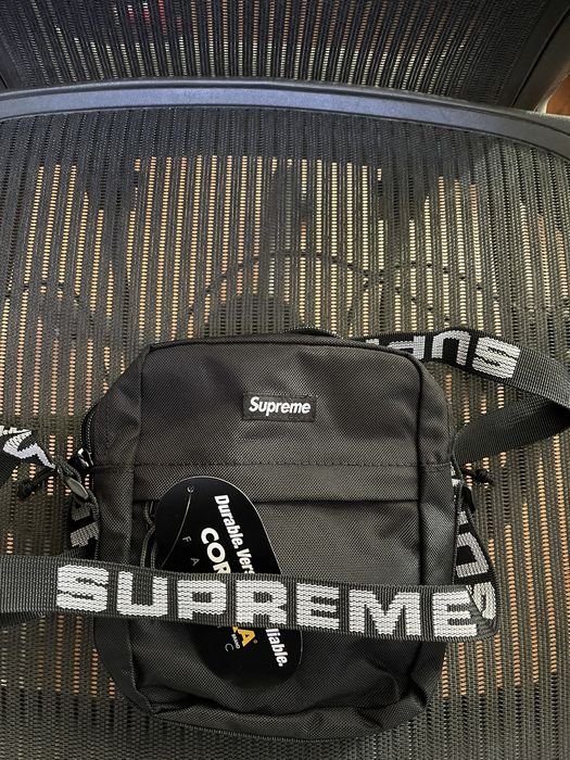 Supreme Supreme ss18 18ss 3m shoulder bag black | Grailed