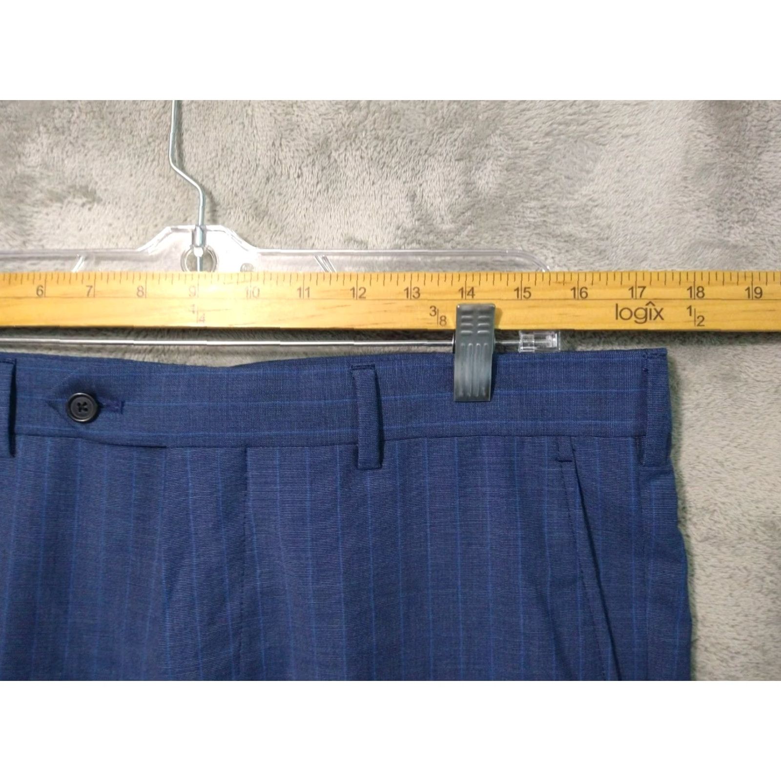 Brooks Brothers Brooks Brothers Dress Pants Mens 42x36 Blue Wool Mohair Blend Regent Fit Flat Front Slim 42 Mens Dress Pants Blue Wool Mohair Brooks Brothers Size US 42 / EU 58 - 3 Thumbnail