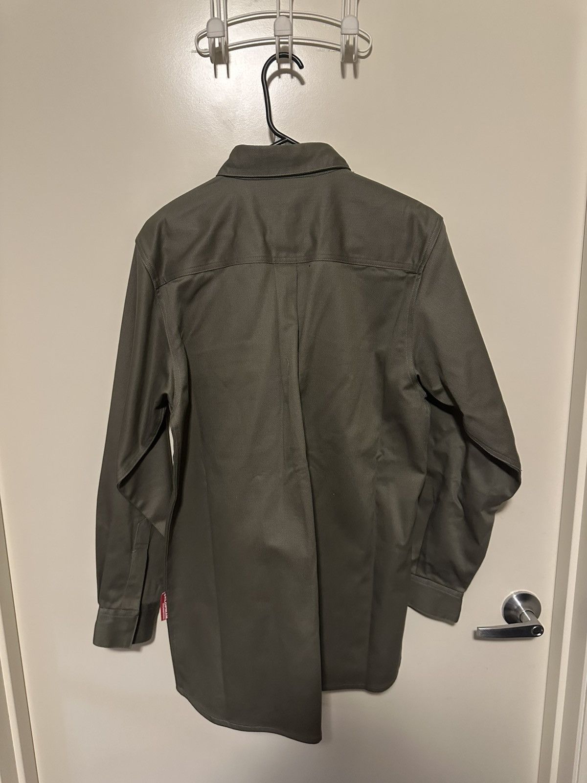 GR10K GR10K - Olive Green Button Up Shirt Size US M / EU 48-50 / 2 - 6 Thumbnail