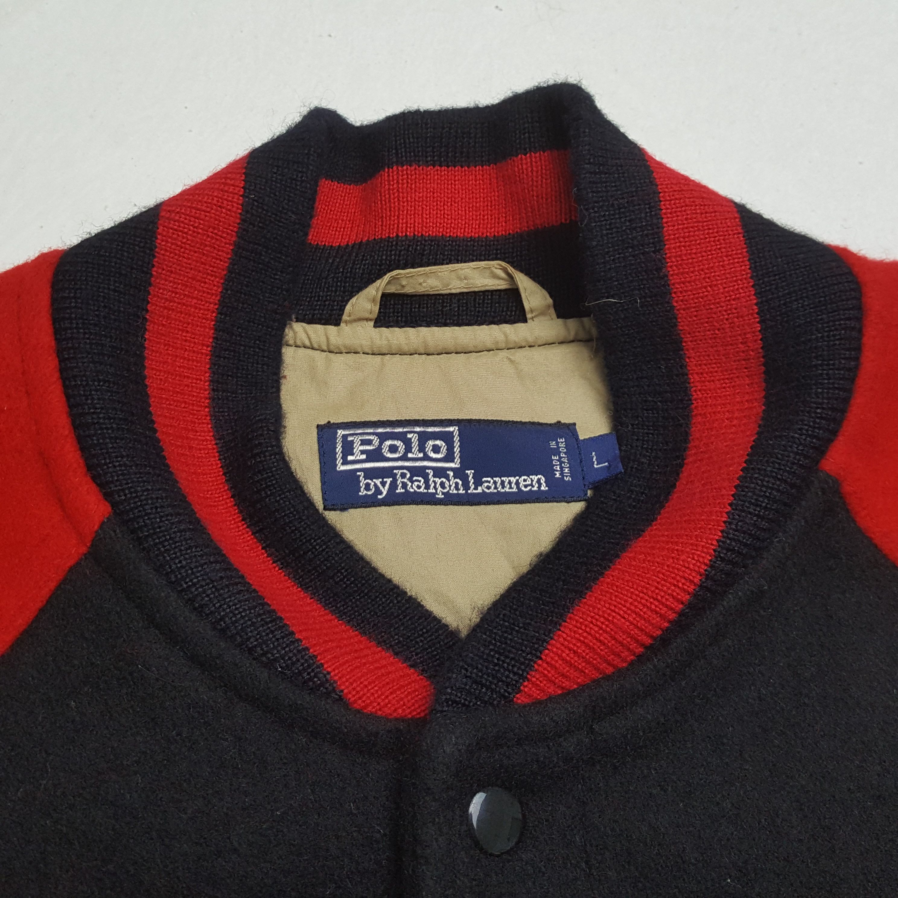Polo Ralph Lauren × Vintage POLO by RALPH LAUREN Fashion Style Varsity Jacket Style Size US XL / EU 56 / 4 - 8 Thumbnail