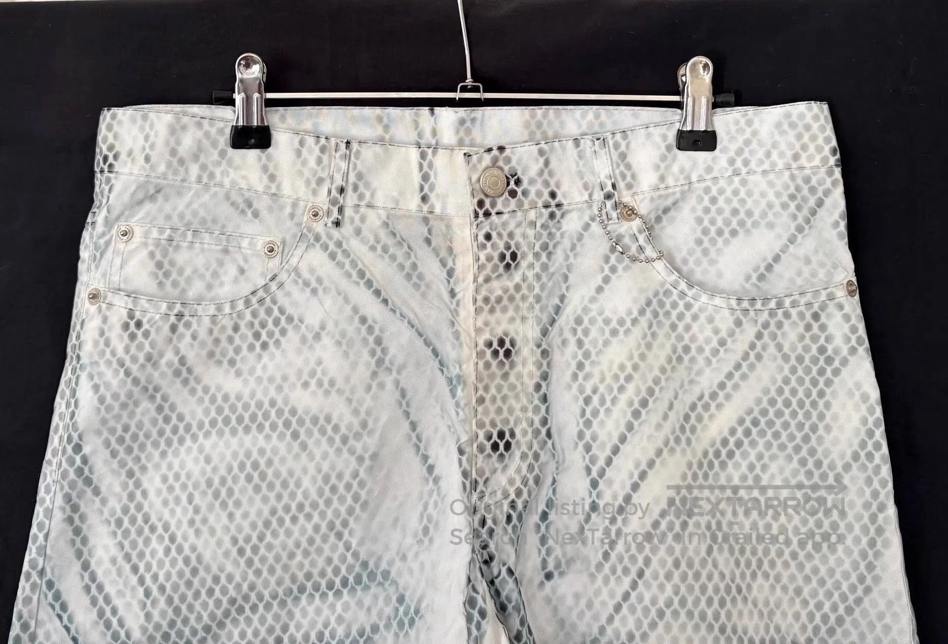 KANGHYUK Multi Pattern Denim Pants Size 36. Size US 36 / EU 52 - 4 Thumbnail
