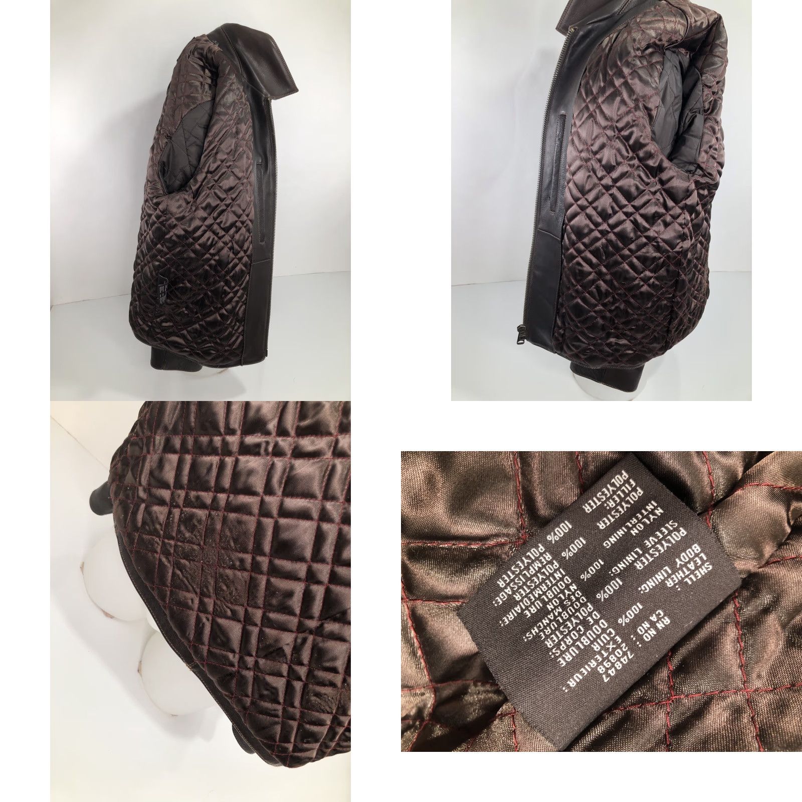 Vintage MARC NEW YORK Mens S LEATHER BOMBER FLIGHT Heavy Jacket EXCELLENT Brown Jacket Bomber Mens S Leather Size US S / EU 44-46 / 1 - 8 Thumbnail